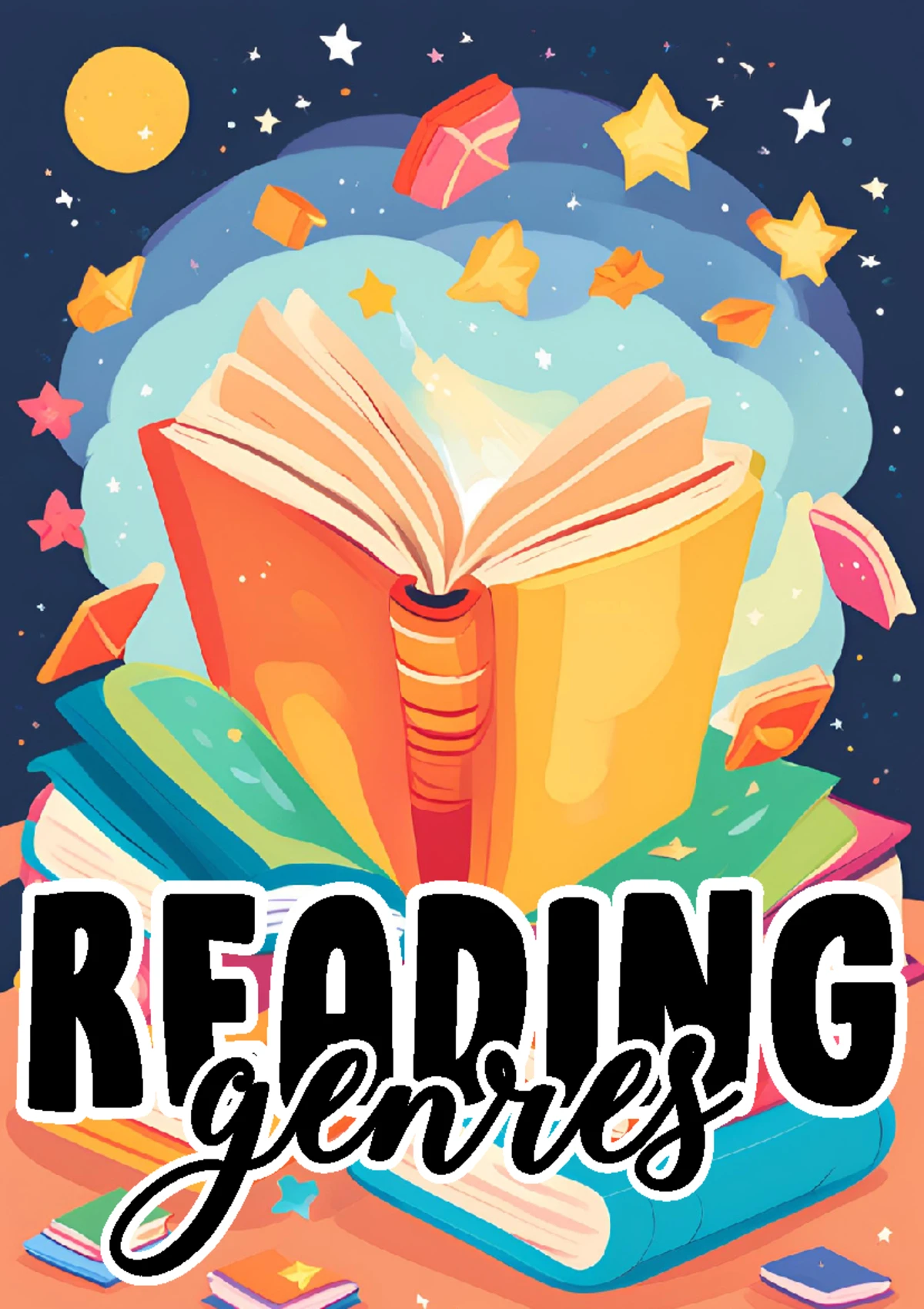 Reading Genres Posters: Fantasy, Sci-Fi, Horror & More - Studocu