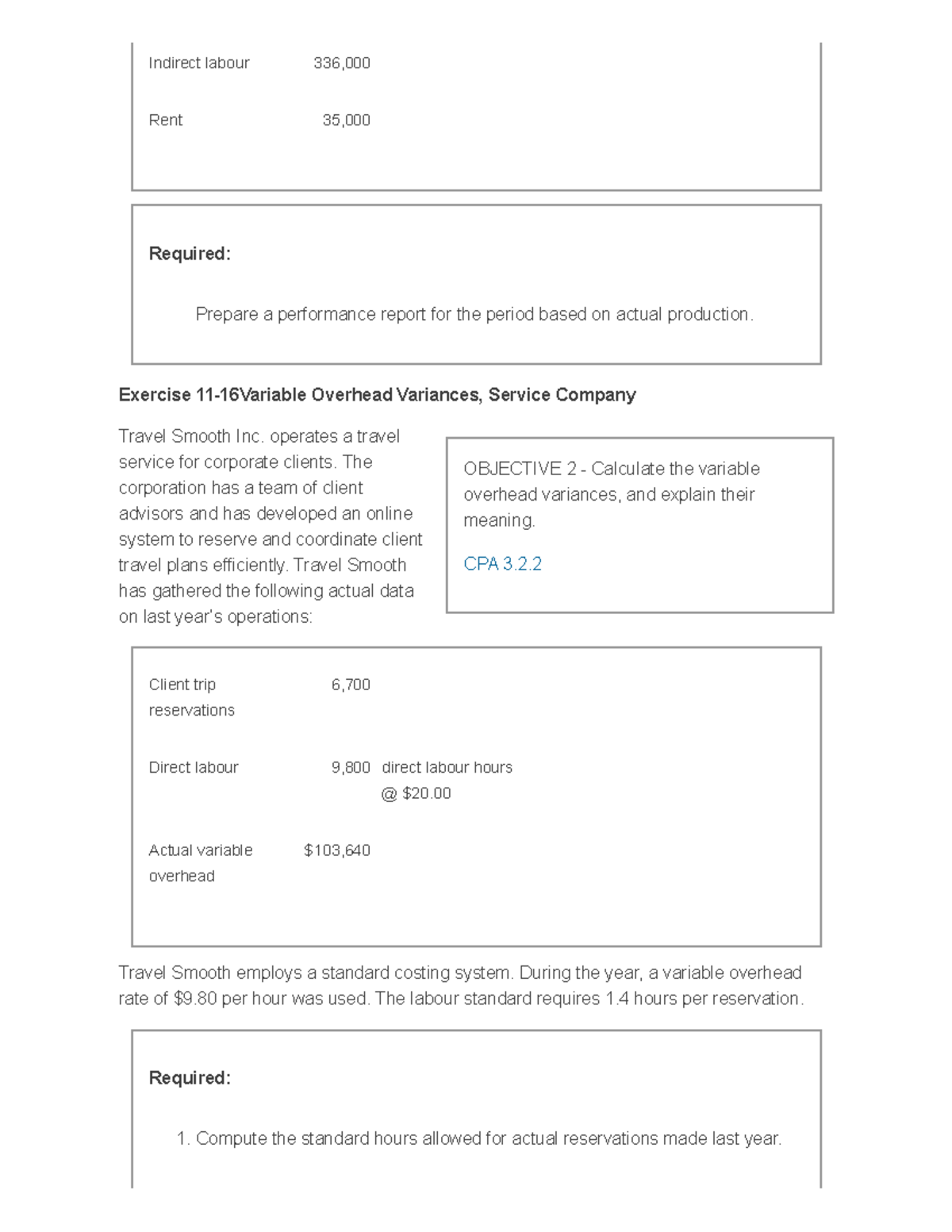 Overhead Variances Analysis and Report - CPA 3.2 - 2023 - Studocu