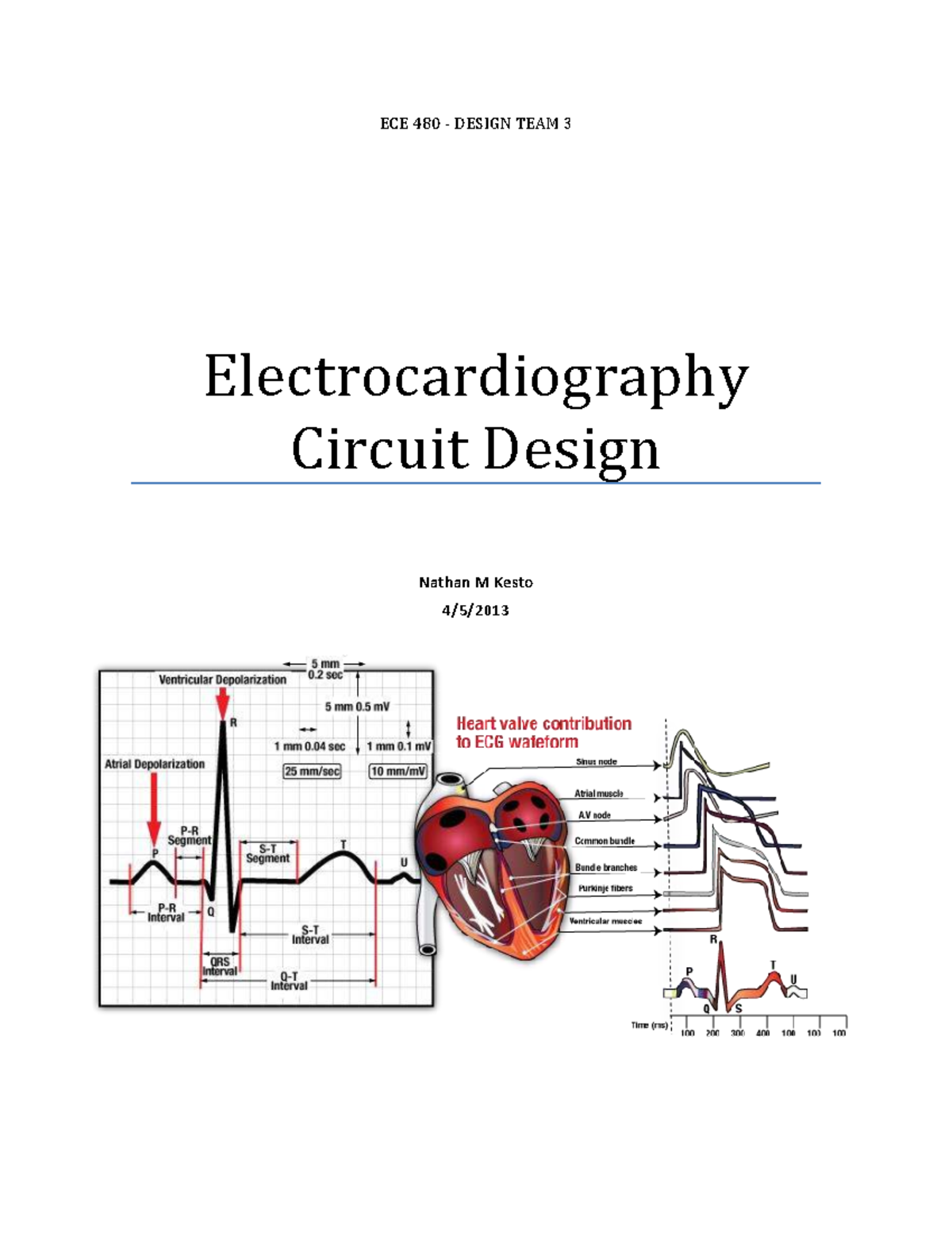 ECE 480 Final Project: Electrocardiography Circuit Design Overview ...