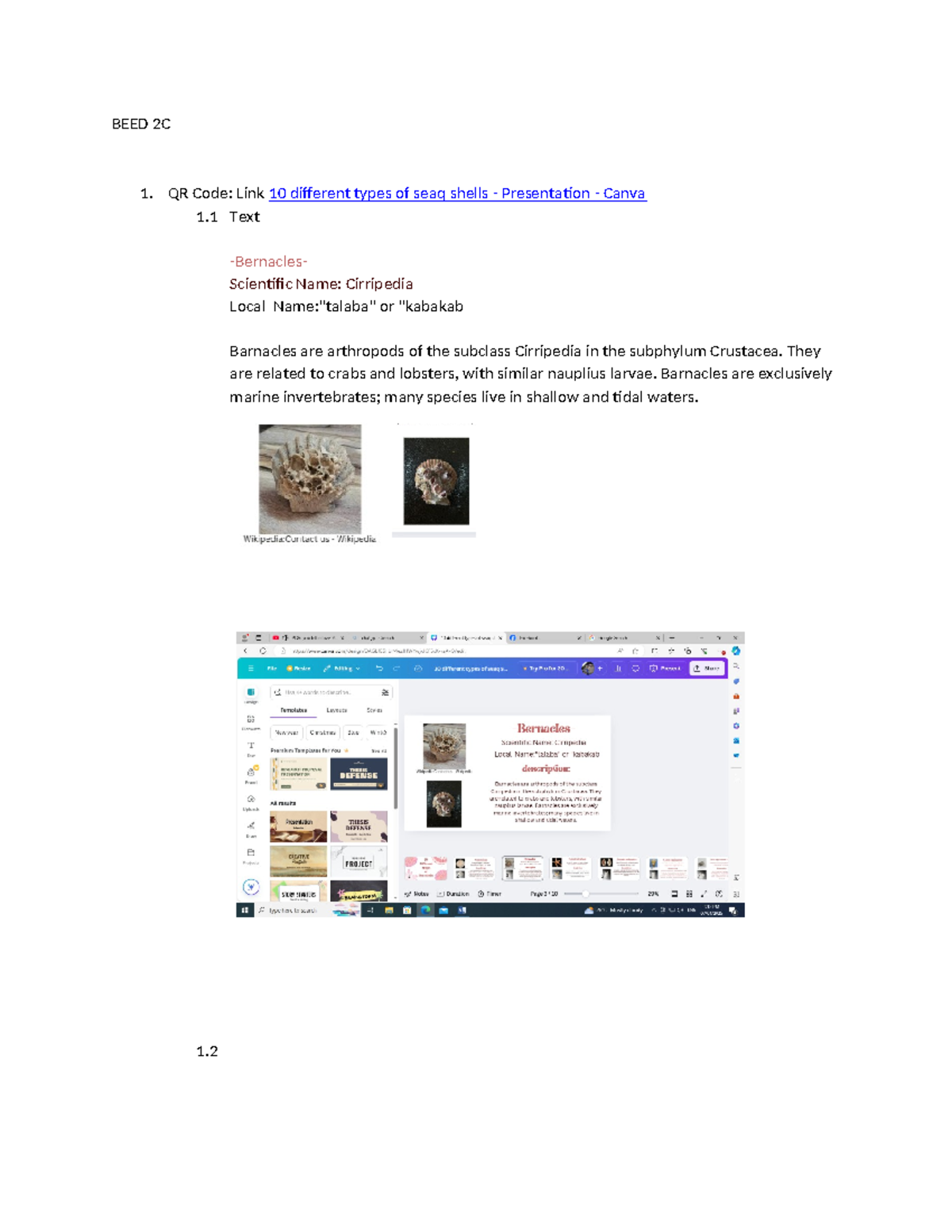 BEED 2C - creates an impression - Bread and Pastry 1 - BEED 2C QR Code ...