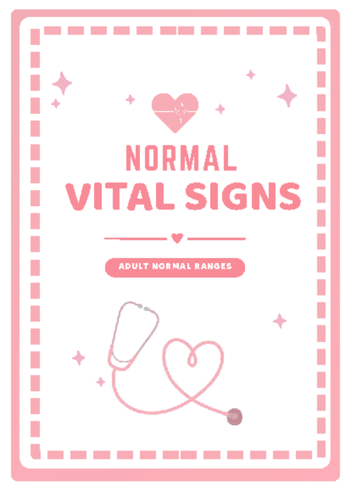 Normal Vital Signs & Lab Values: Adult Ranges & Nursing Alerts - Studocu