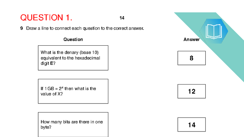 1.1.1 Binary Systems: Questions and Answers for UCLES Exams - Studocu