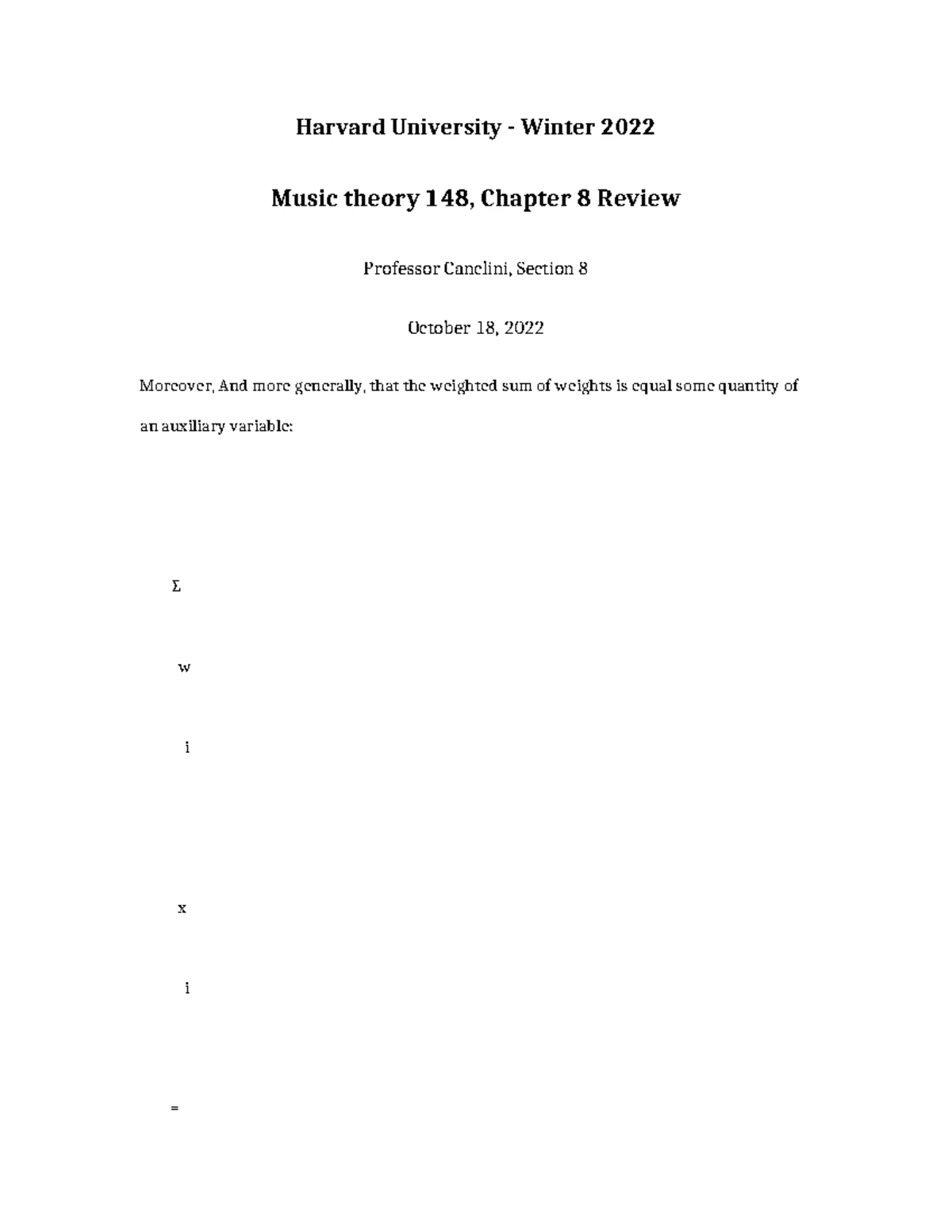 Music Theory 148: Chapter 5 Paper on Design Effect Analysis - Studocu