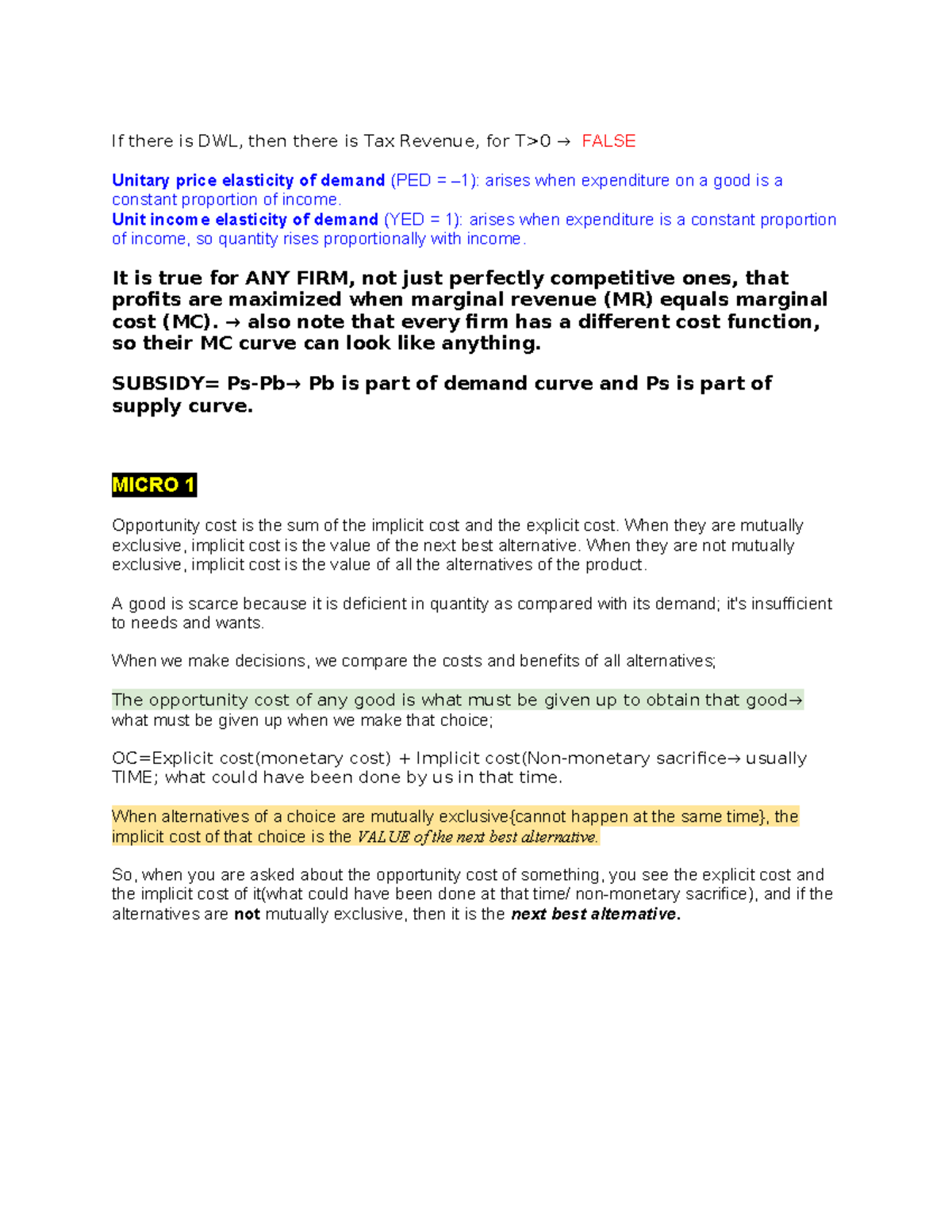 MICRO 4 Price Elasticity of Demand Explained - Studocu