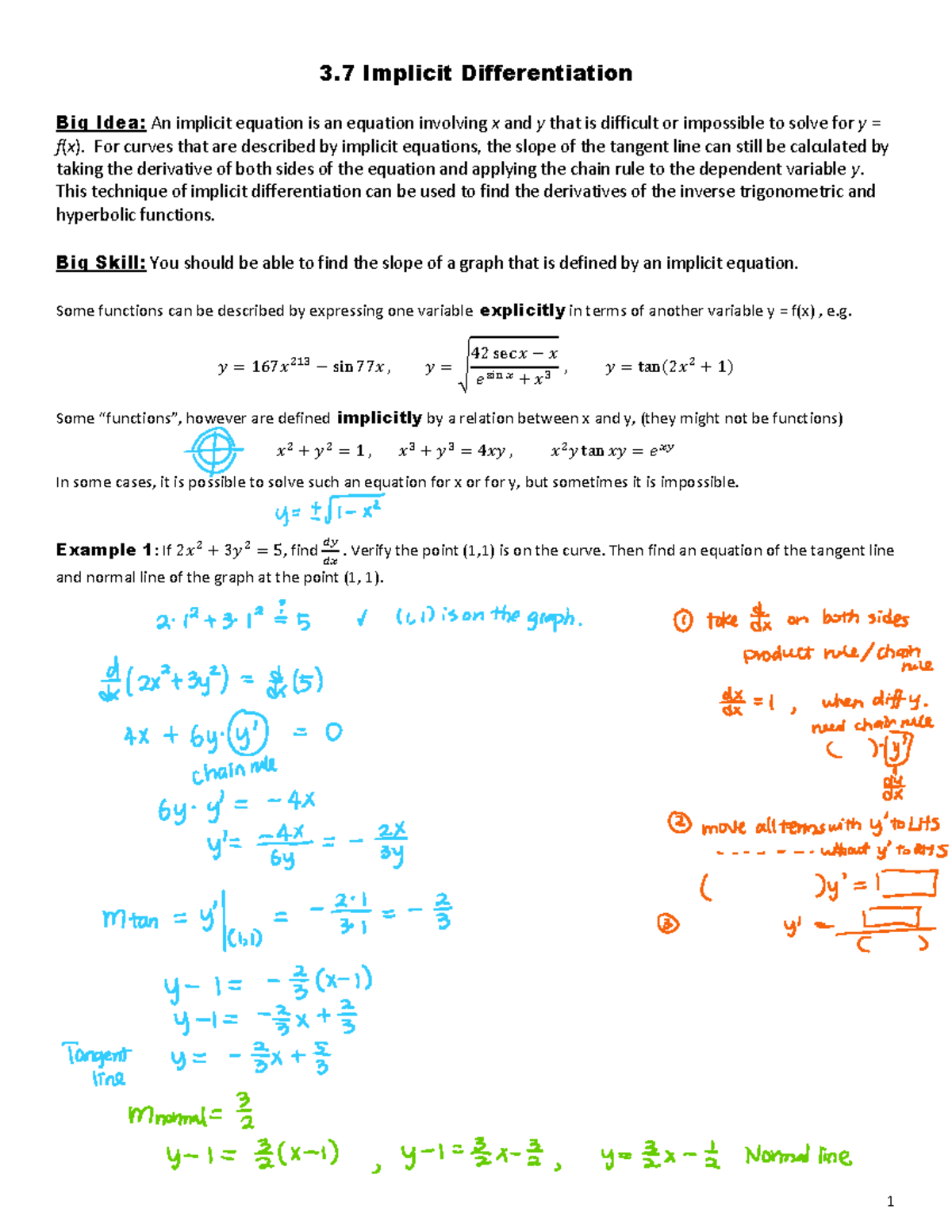 3.7 - Comprehensive Review of Implicit Differentiation Techniques - Studocu