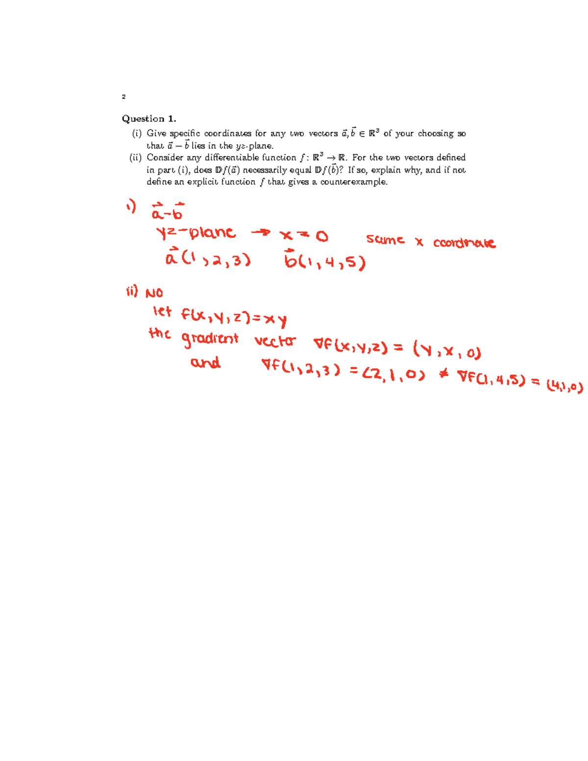 Calculus 3 Final Exam Practice Questions and Solutions - Studocu