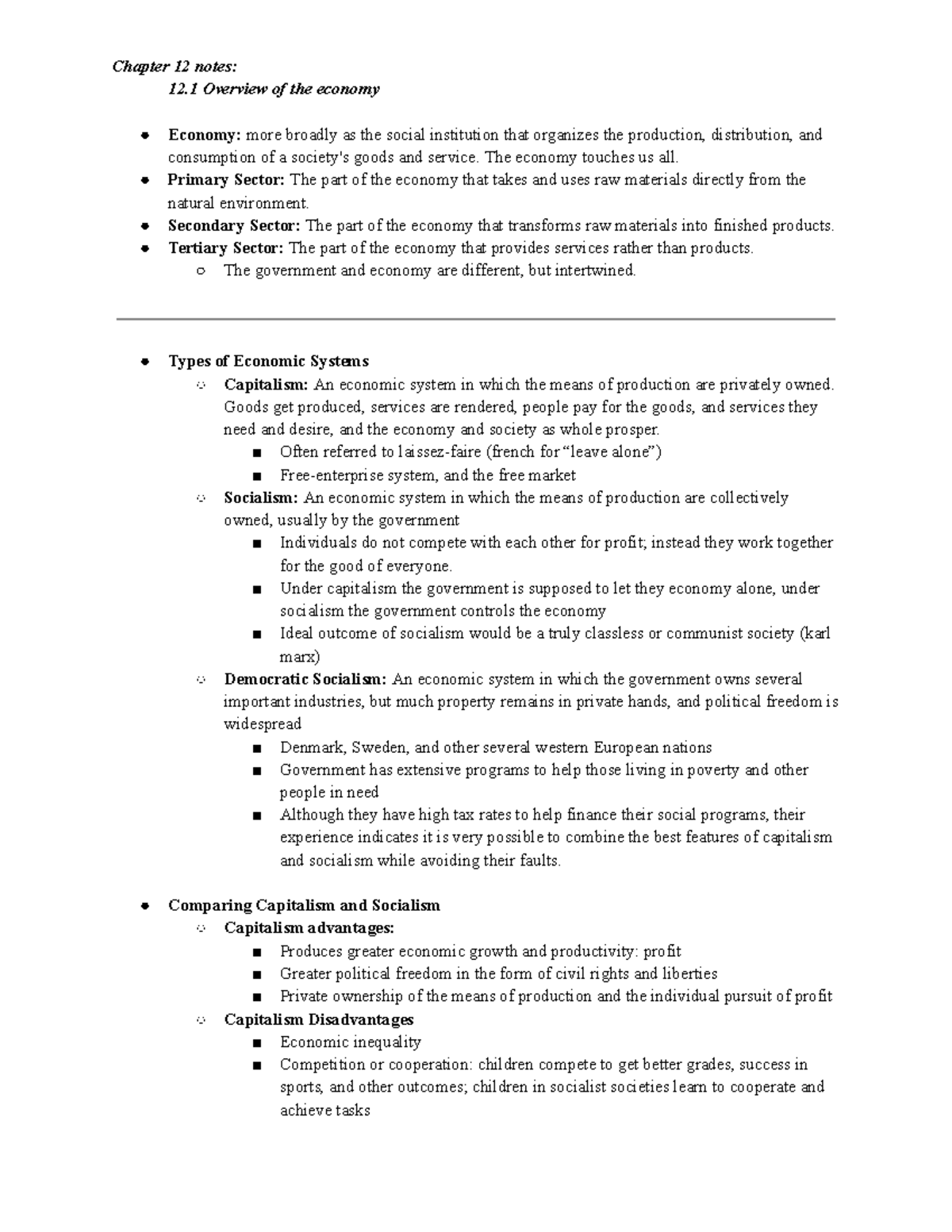 Exam 3 Study Guide: Work, Economy, and Population Dynamics (12/15/16 ...