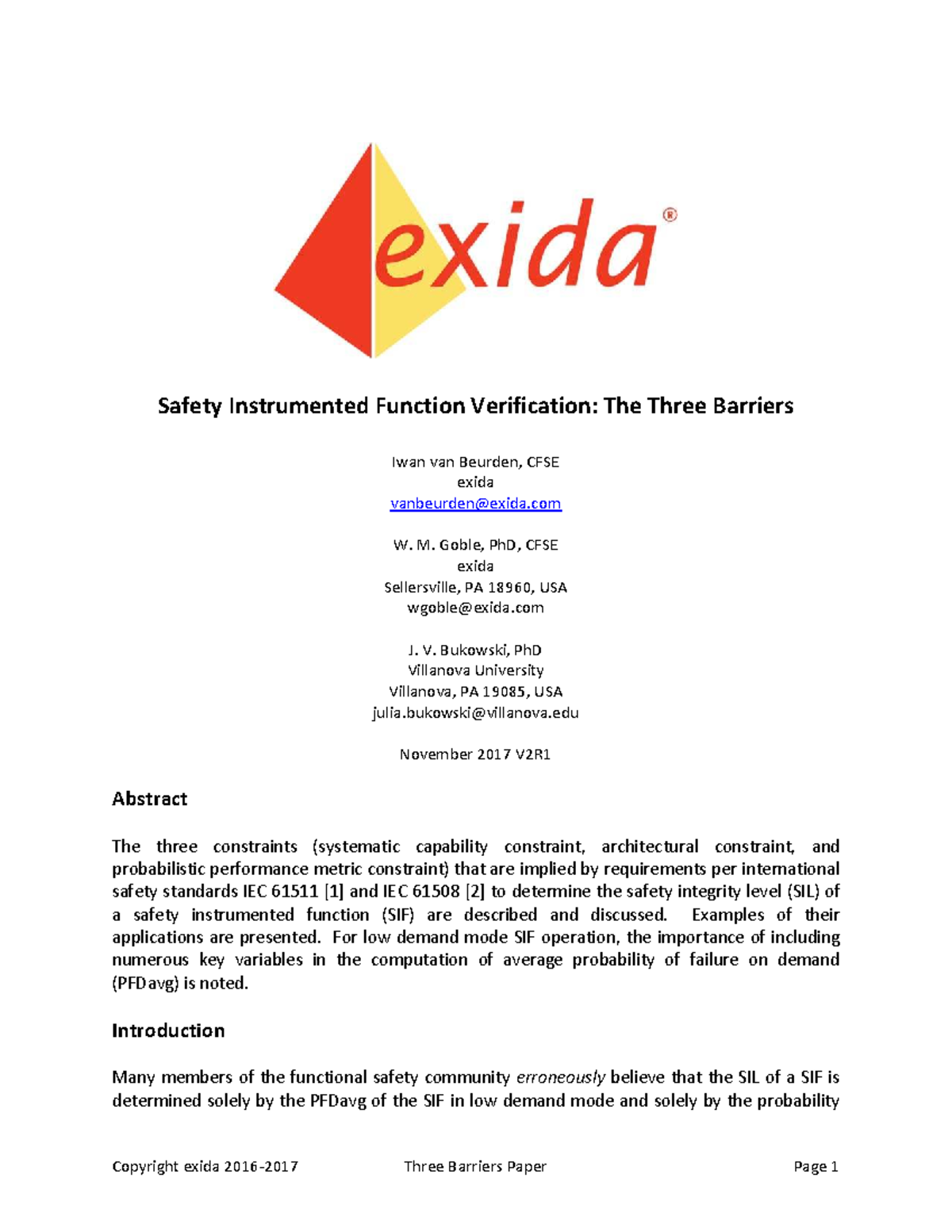 Safety Instrumented Function Verification: Understanding the Three ...