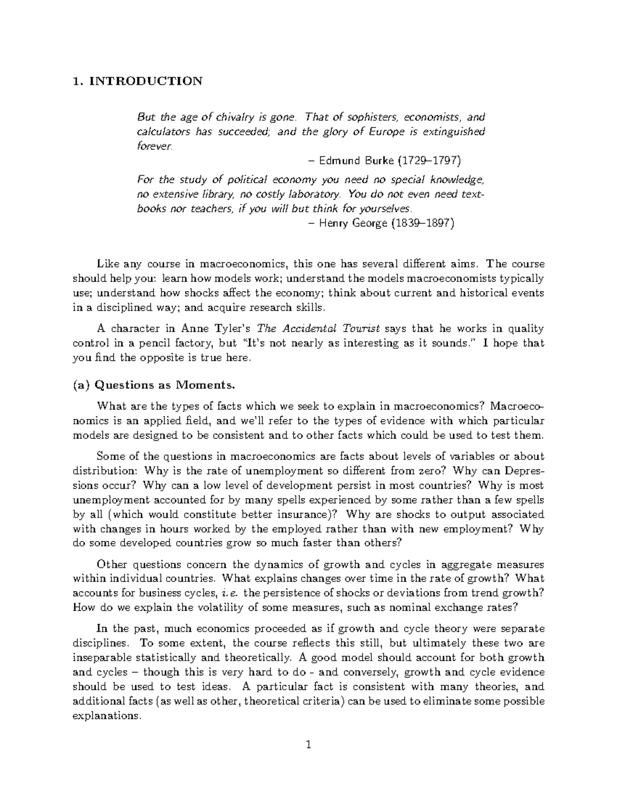 815-1 - Introduction to Macroeconomics: Key Concepts and Models - Studocu