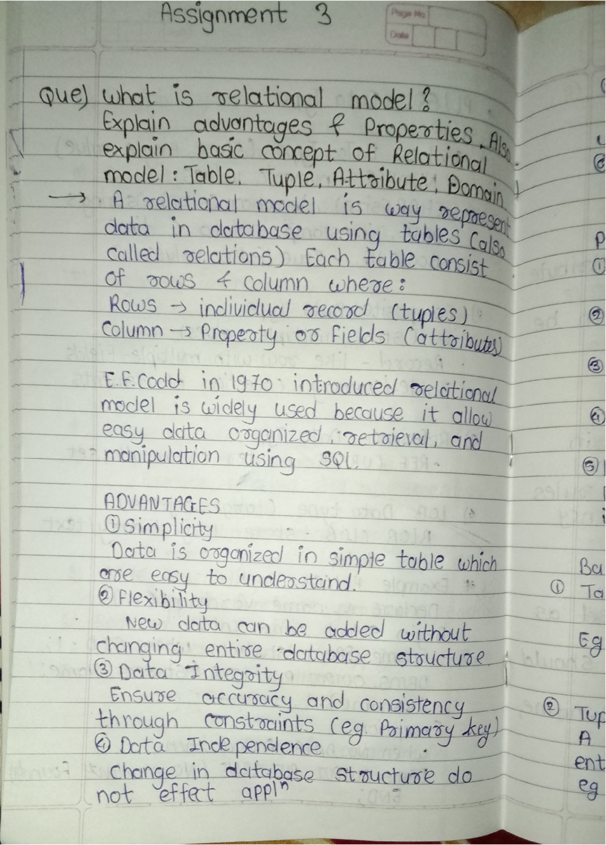 DBMS Assignment 3: Understanding the Relational Model and Normalization ...