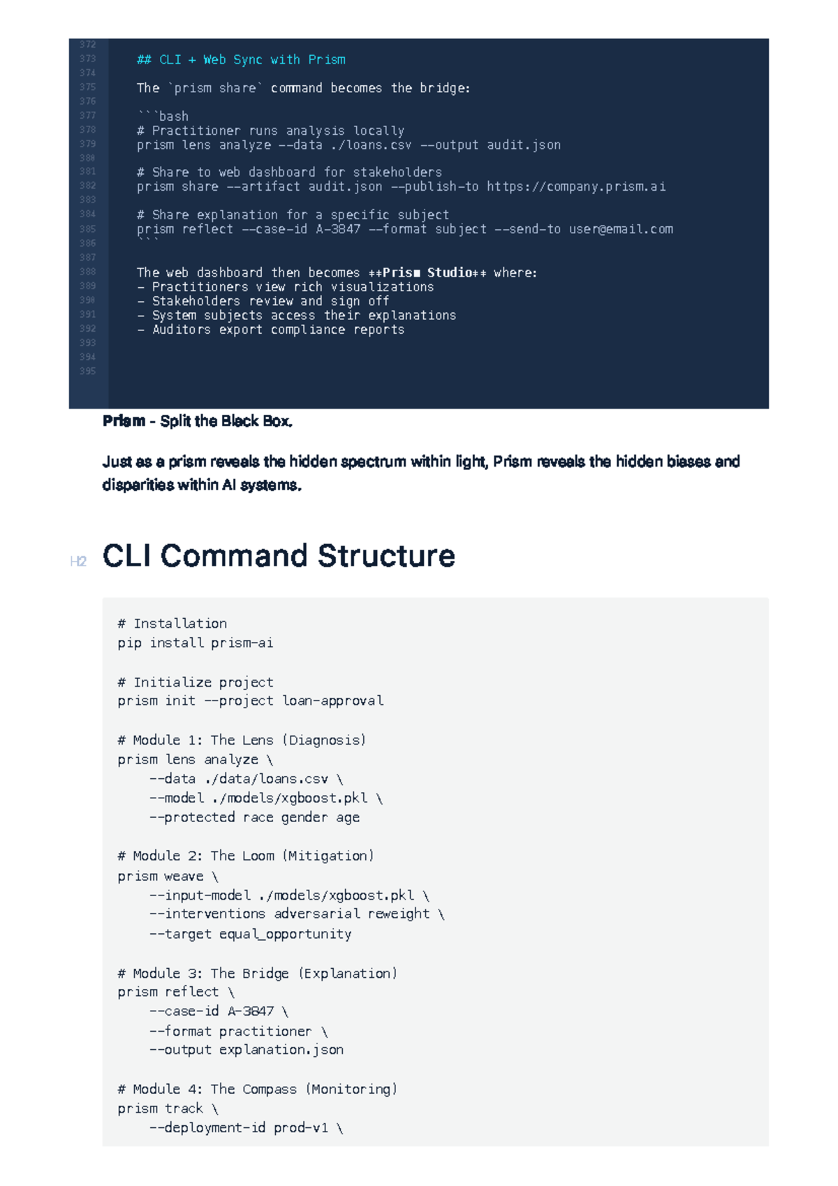 CLI 372-388: Web Sync with Prism - Analyzing AI Fairness - Studocu