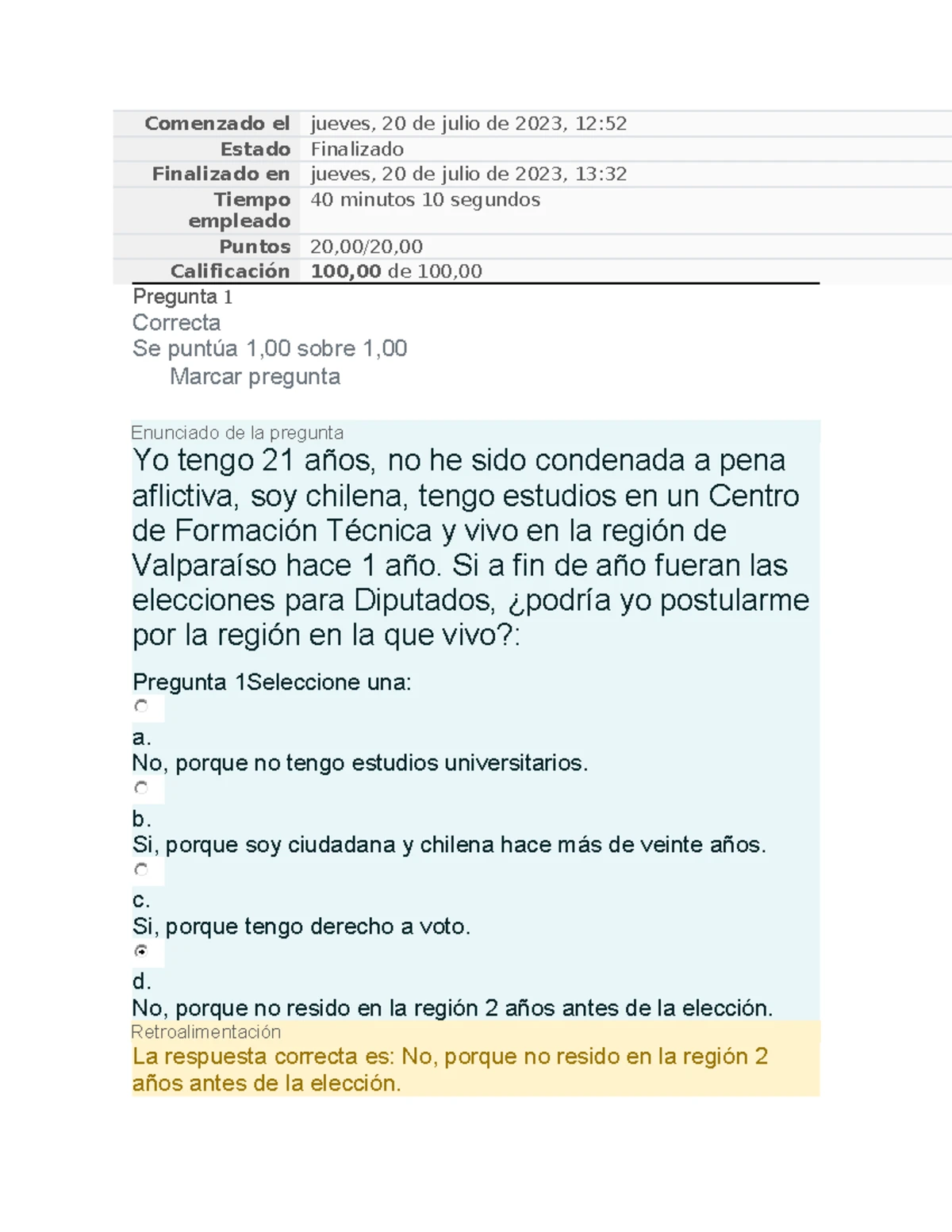Examen N°2 - Derecho Constitucional: Cuestiones y Respuestas - Studocu
