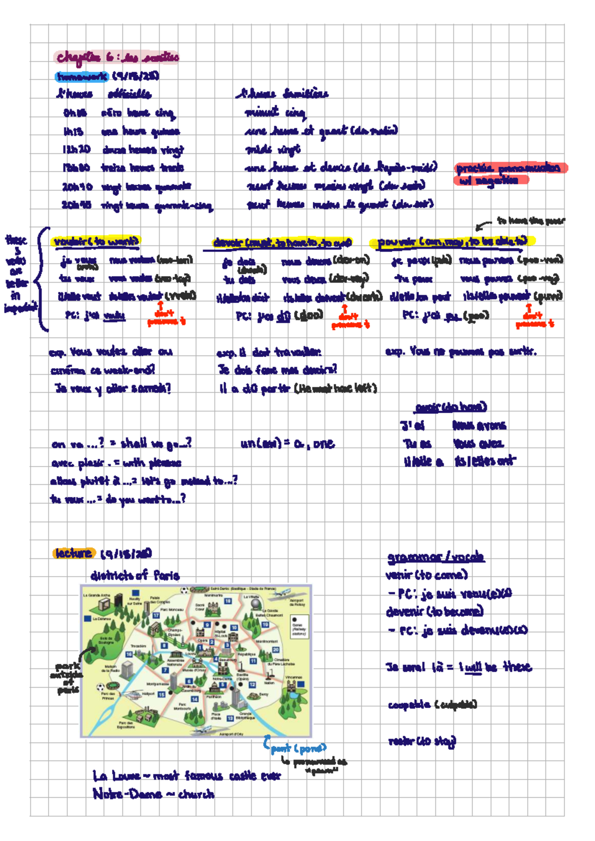 Chapter 6: Lecture & Homework Notes on Time and Verbs - Studocu