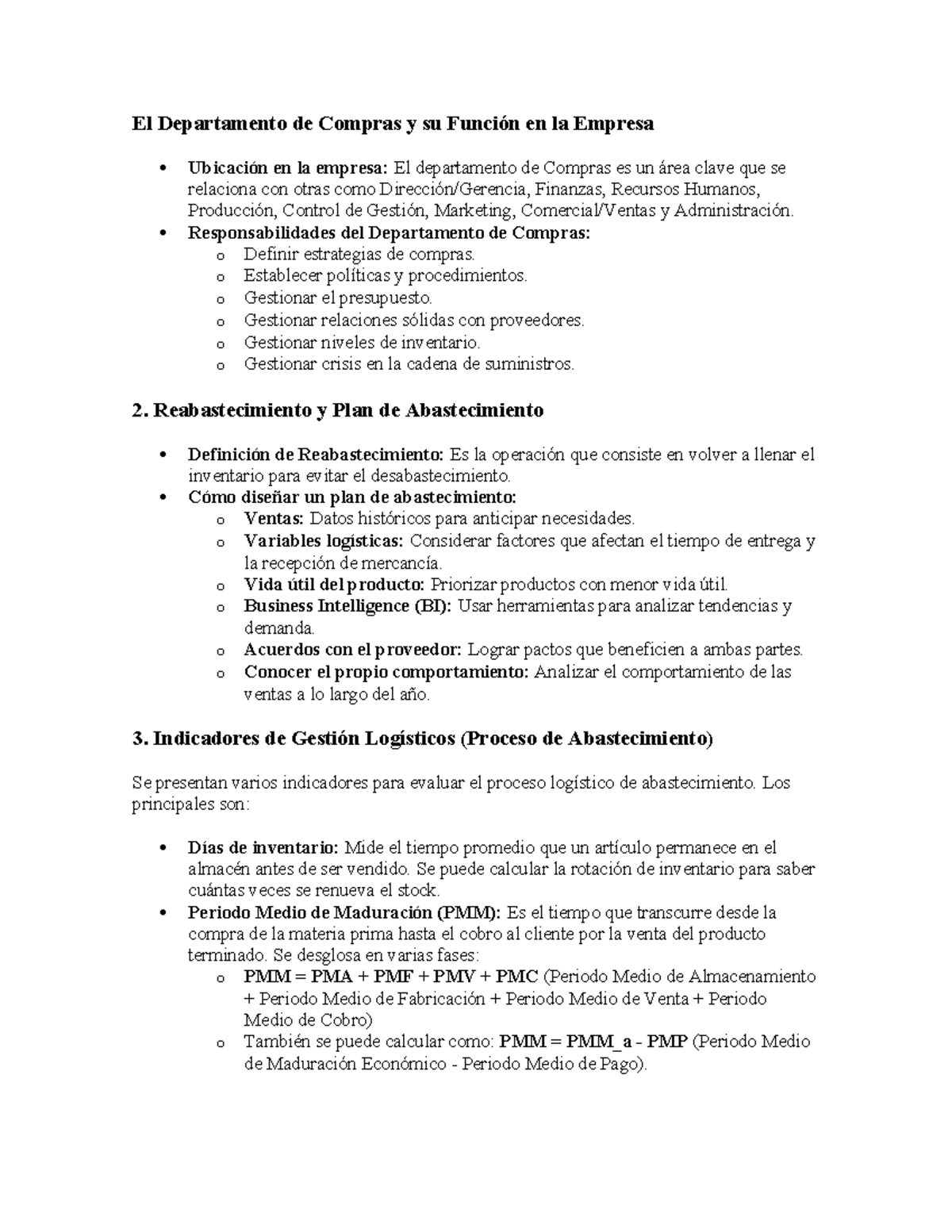 Infografía sobre el Departamento de Compras y su Función en la Empresa ...