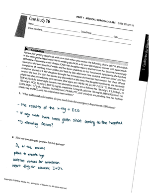 Ortho Case Study - I would first make sure that he was wearing his ...