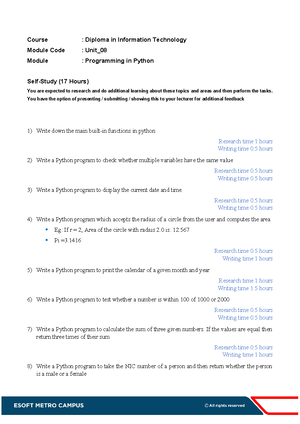 Unit 16: Computing Research Project - AI Final Assignment Feedback Form ...