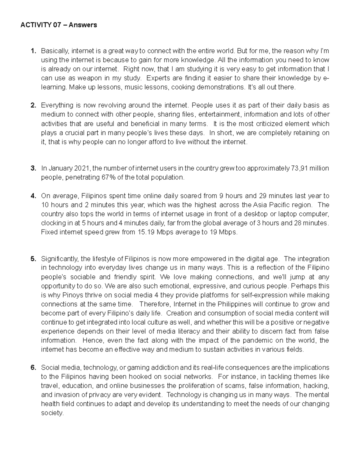 Activity 07 - OLSS01 – READING IN THE PHILIPPINE HISTORY - ACTIVITY 0 7 ...