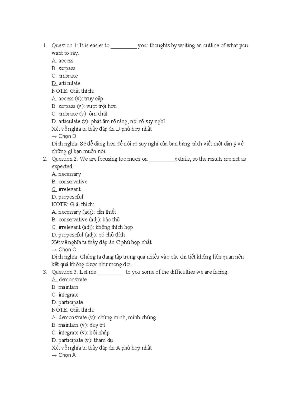 WEB - NP51 - BTVN - English Language Practice Questions and Answers ...