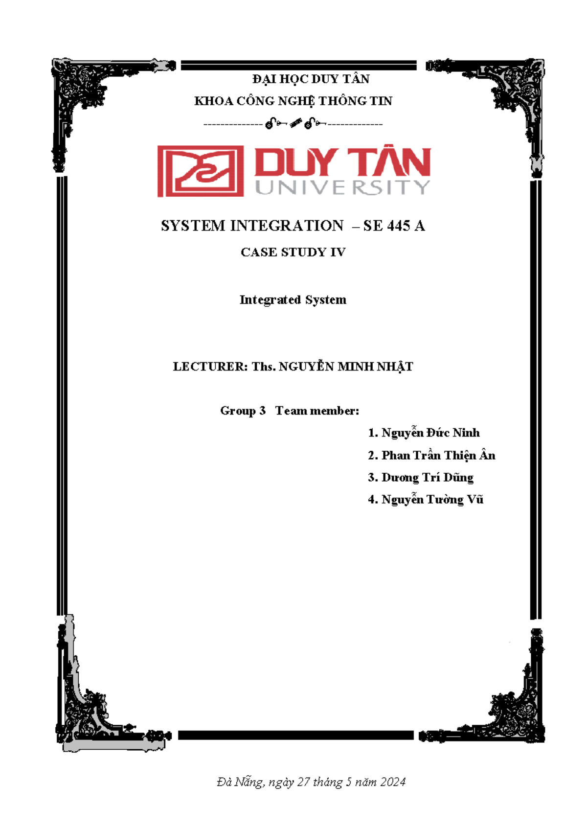 Case Study IV: System Integration SE 445 - Low Code Platforms Analysis ...