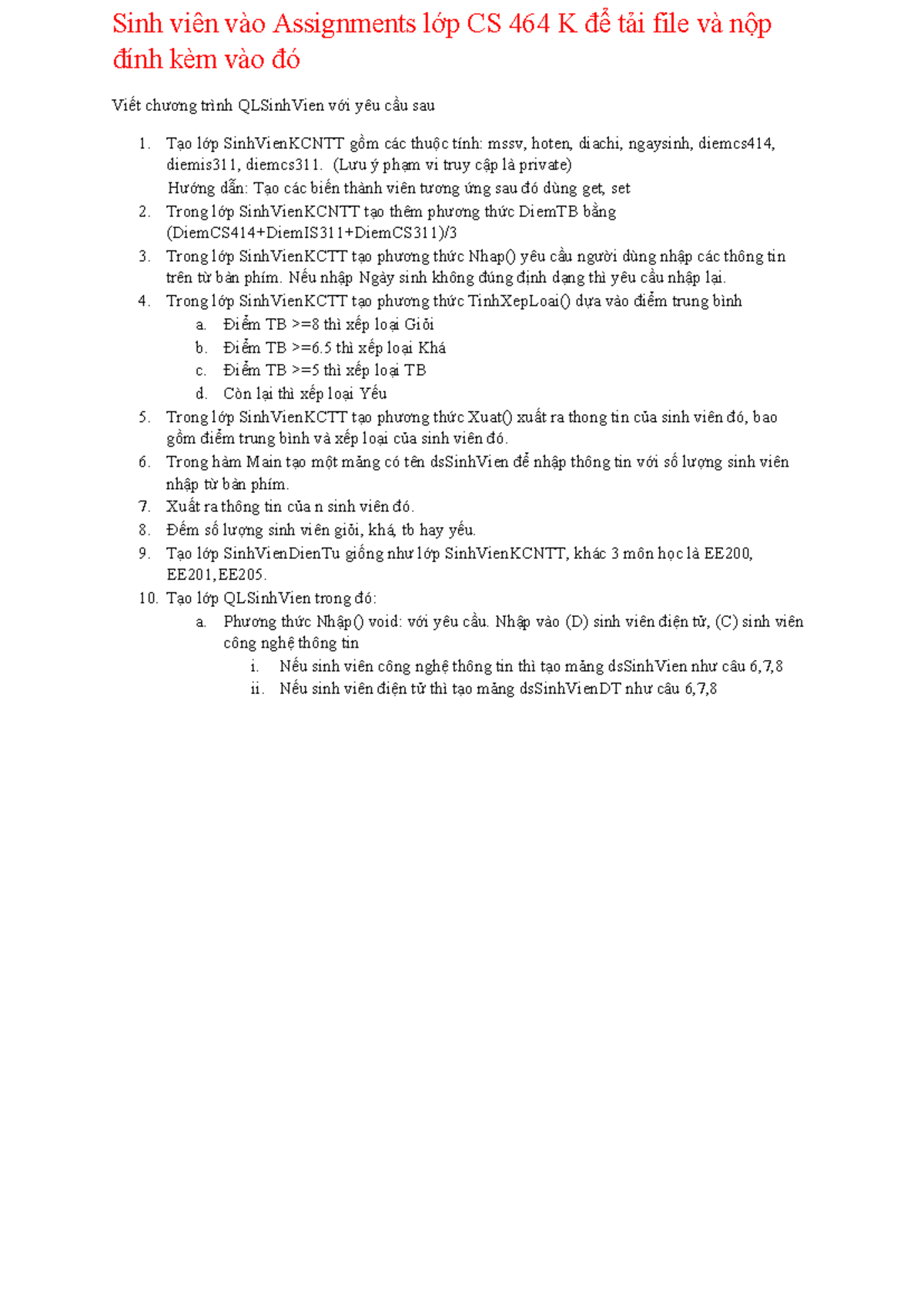 CS+414+-+Lab+4+-+QLSinhVien+Program+Overview+2020S - Studocu