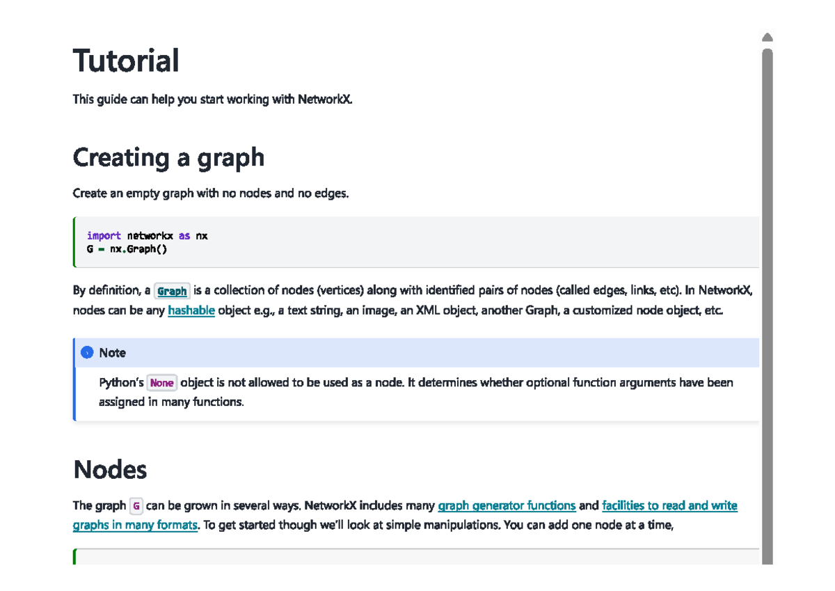 NetworkX Graph Tutorial: A Comprehensive Guide to G Creation and ...