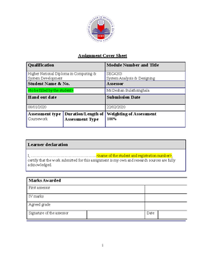 Activity 01 DDD - Final DDD assignment 1st semester - Table of ...