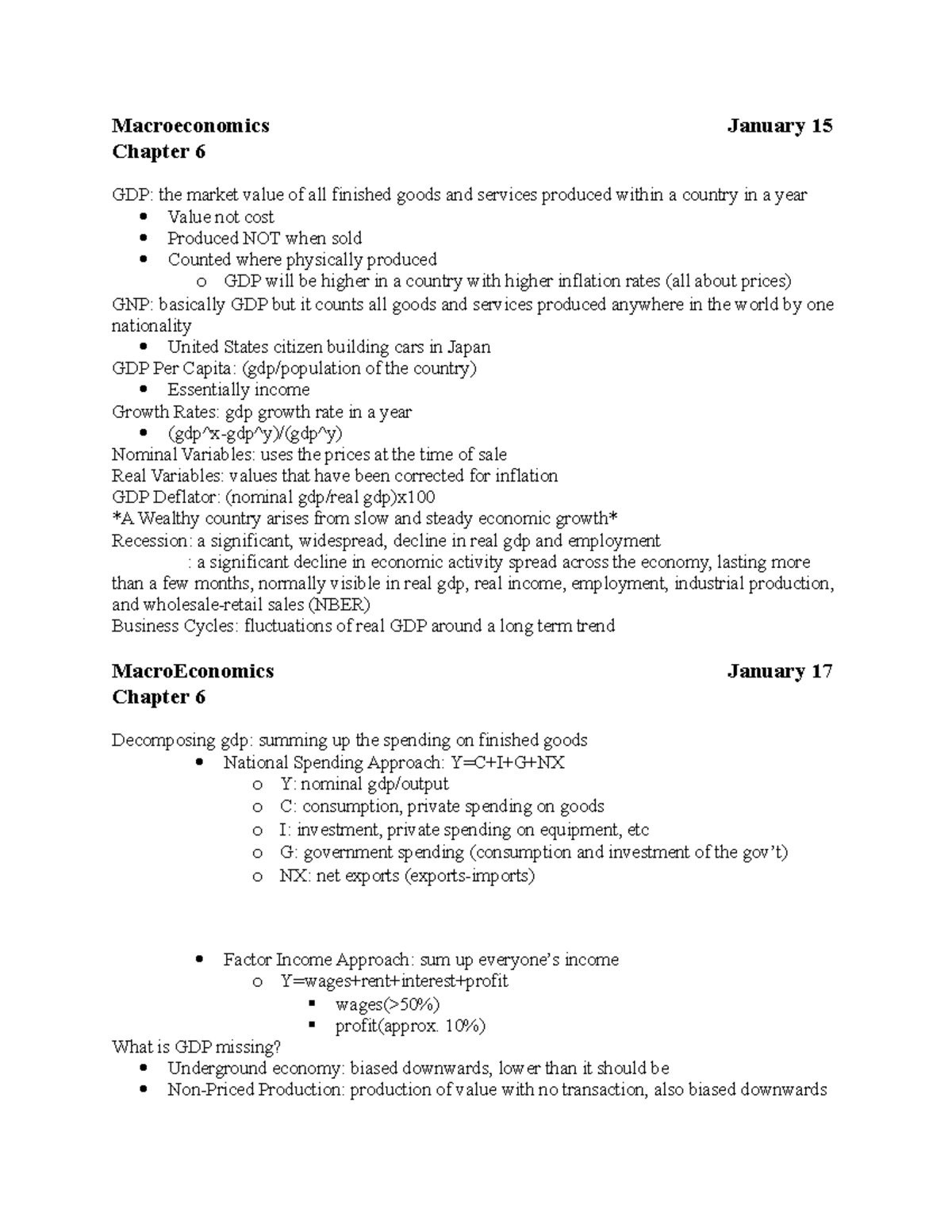 Macro Study Guide - Macroeconomics Final Exam Insights - Studocu