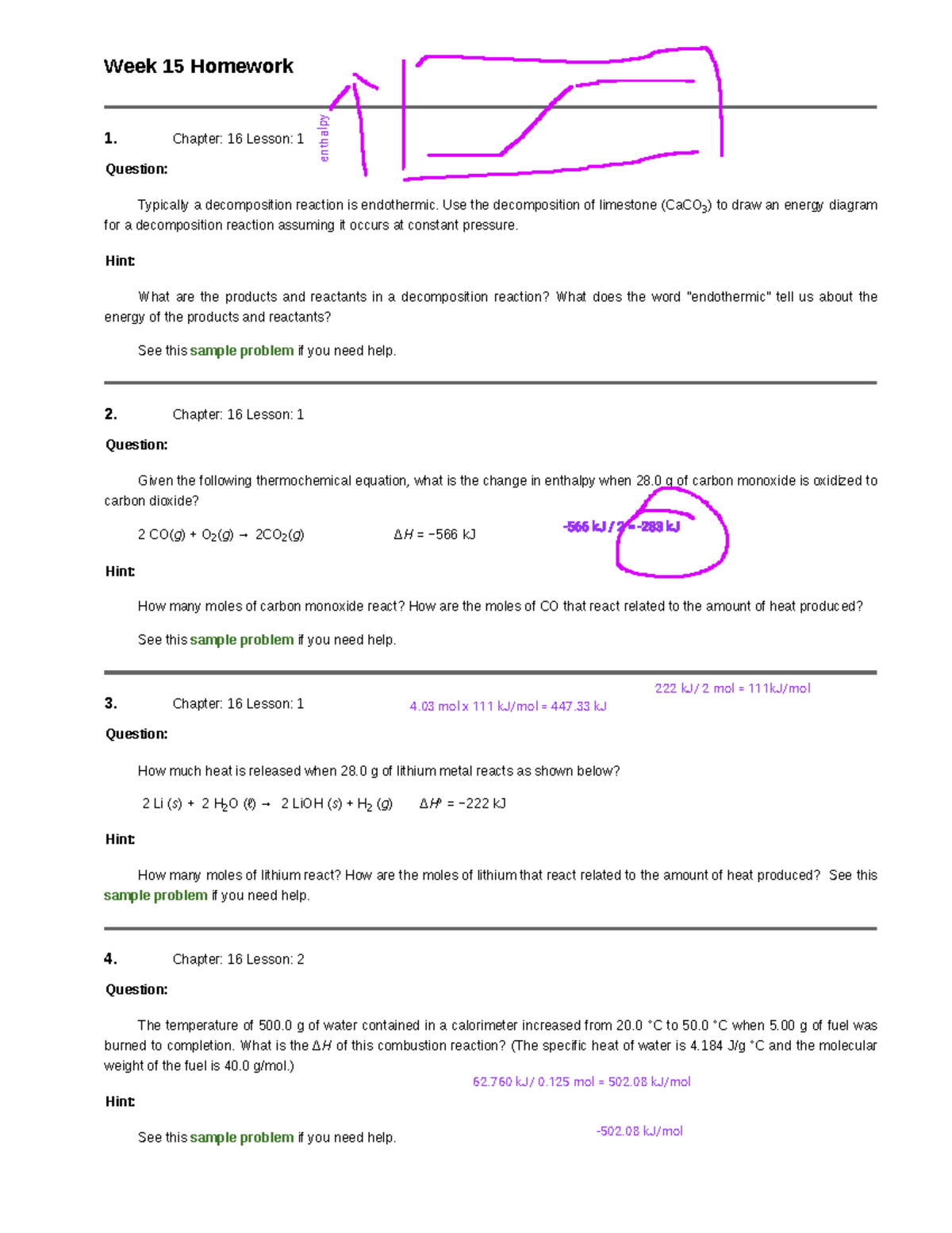 Kami Export - week-15-homework - Week 15 Homework 1. Chapter: 16 Lesson ...