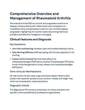Clinical Practice Guidelines for Management of Rheumatoid Arthritis ...