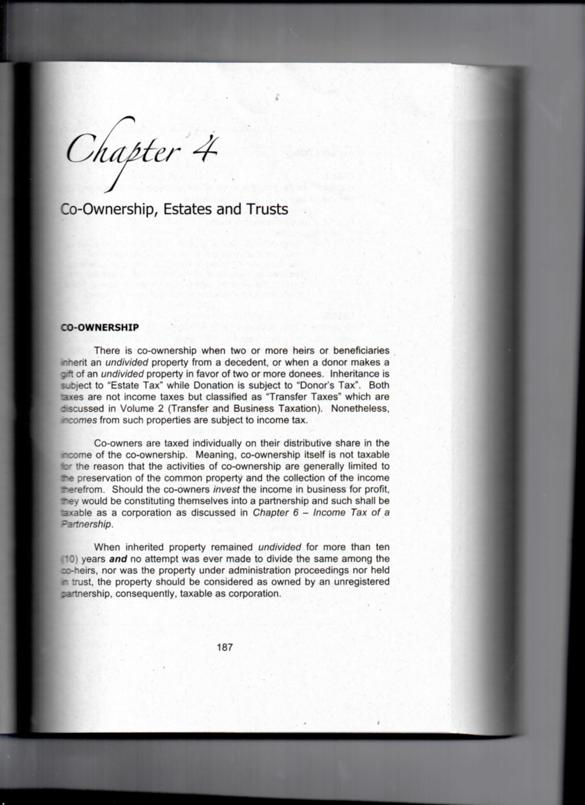 Income Taxation Chapter 4 - Studocu