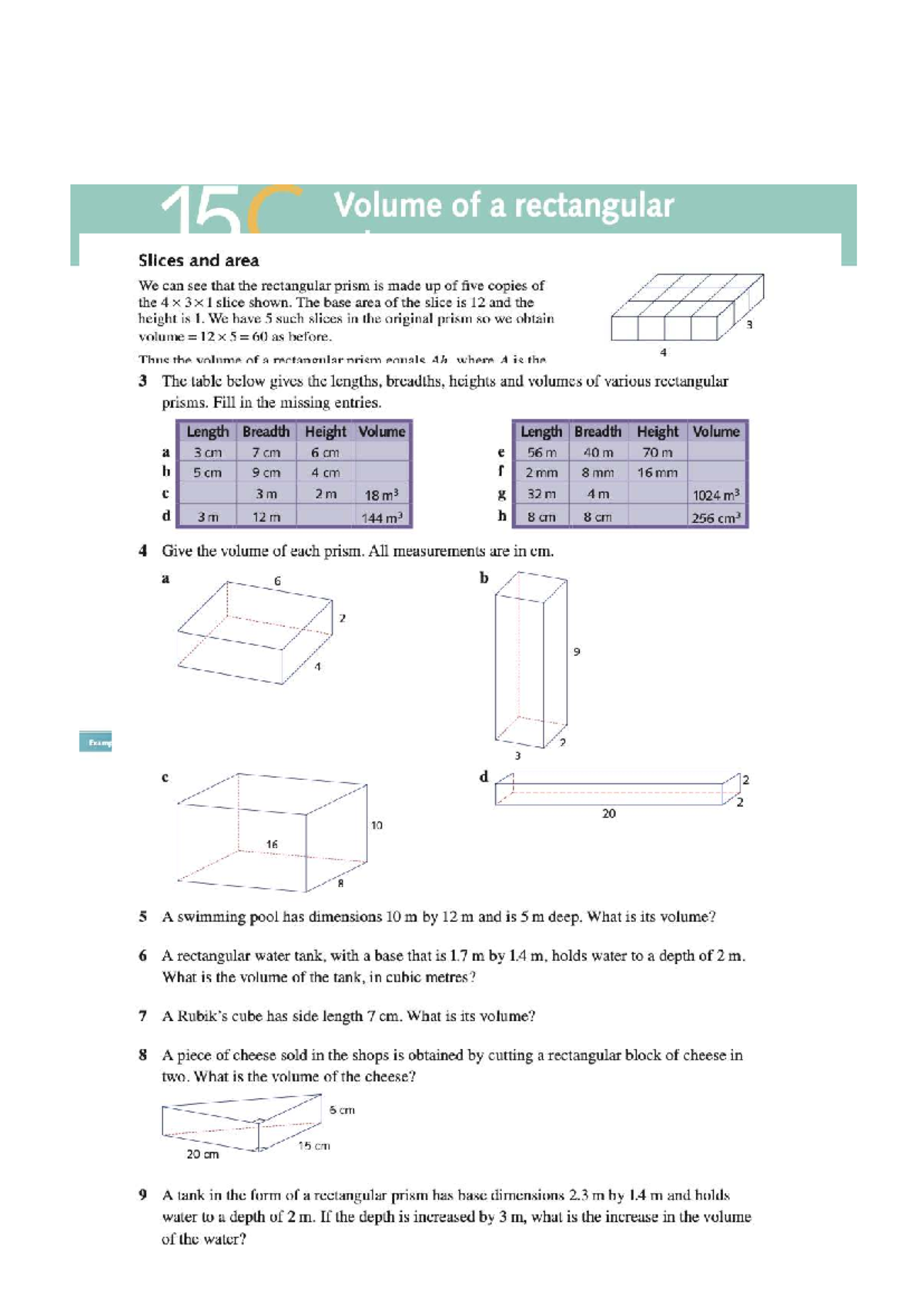Volume of Rectangular Prisms: Calculations and Examples (Math 101 ...