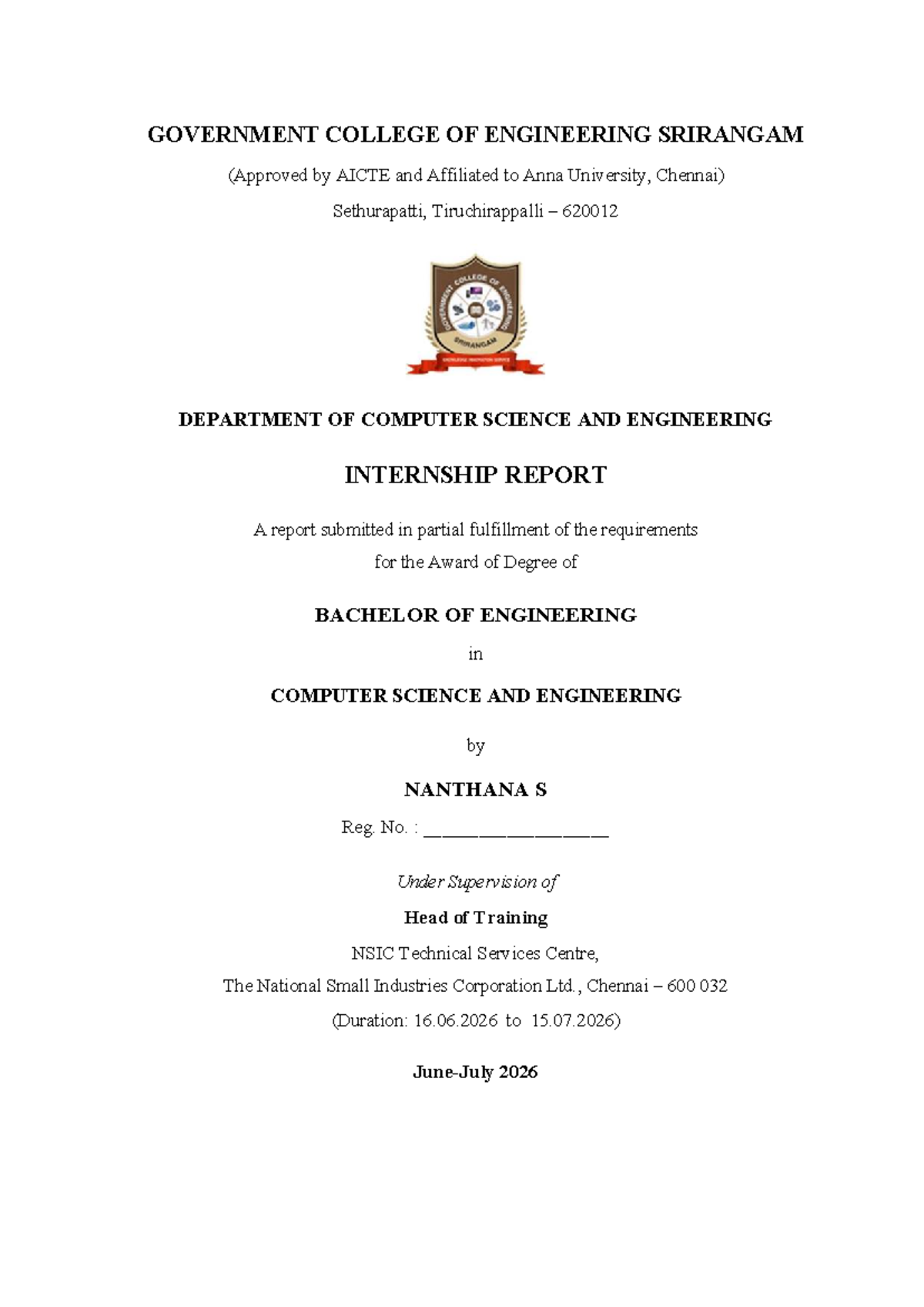Internship Report on Machine Learning Using Python - CSE 2026 - Studocu