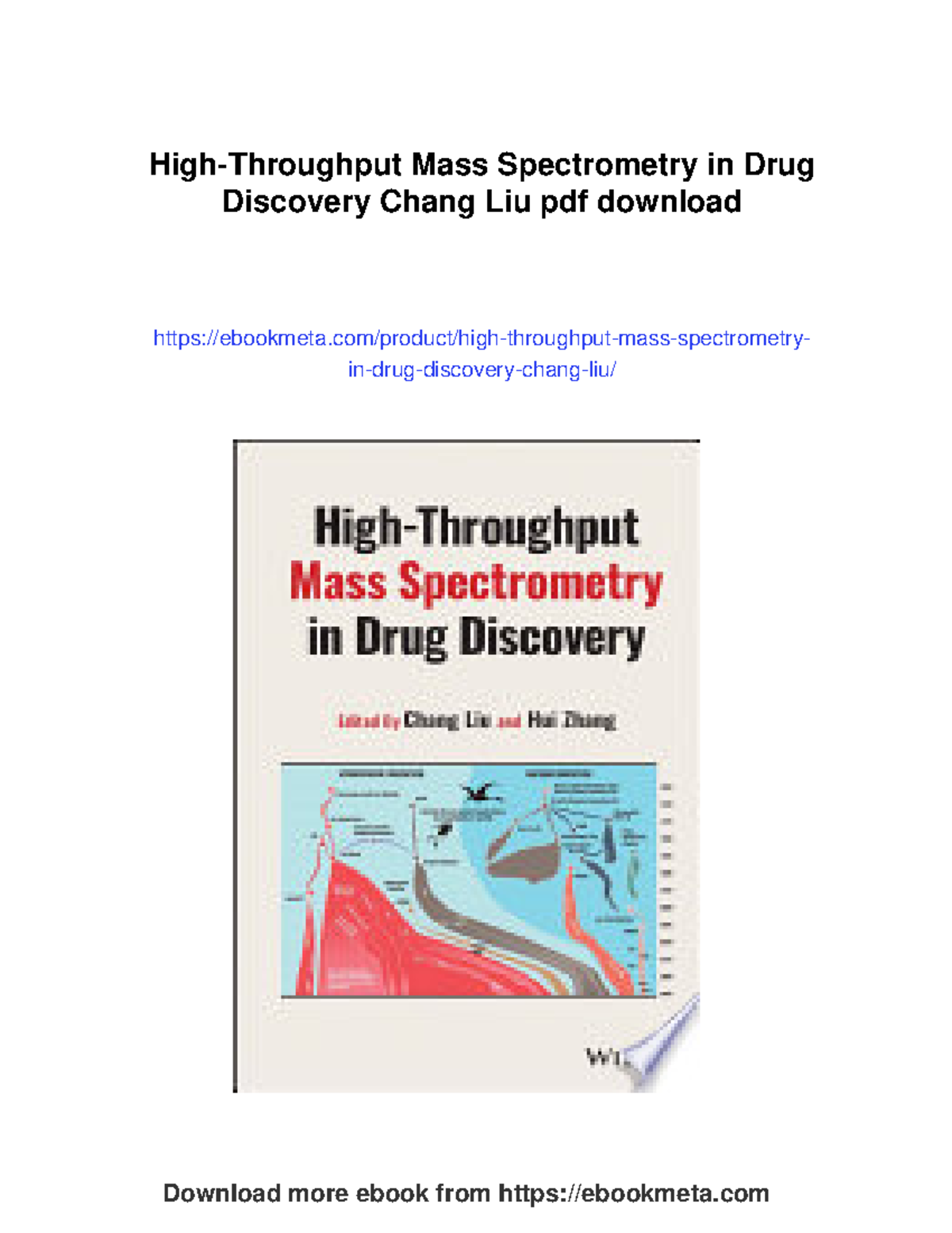 Mass spectrometry applications in drug discovery (102006) - Studocu