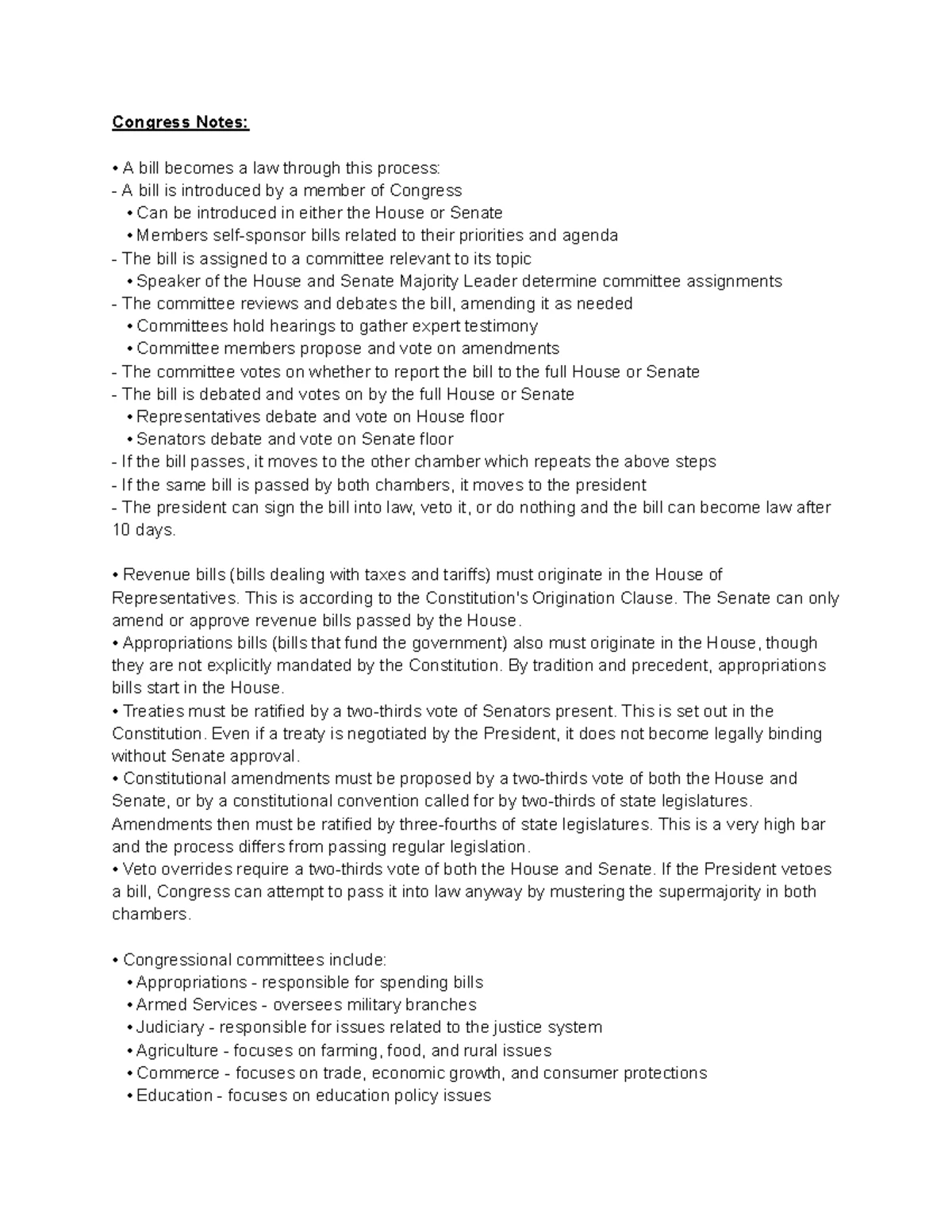 Political Parties Notes - Political Party Notes: Political parties are ...