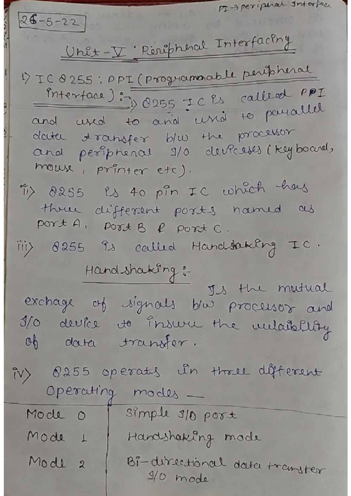 MP U5 - Comprehensive Class Notes for Efficient Study - Studocu