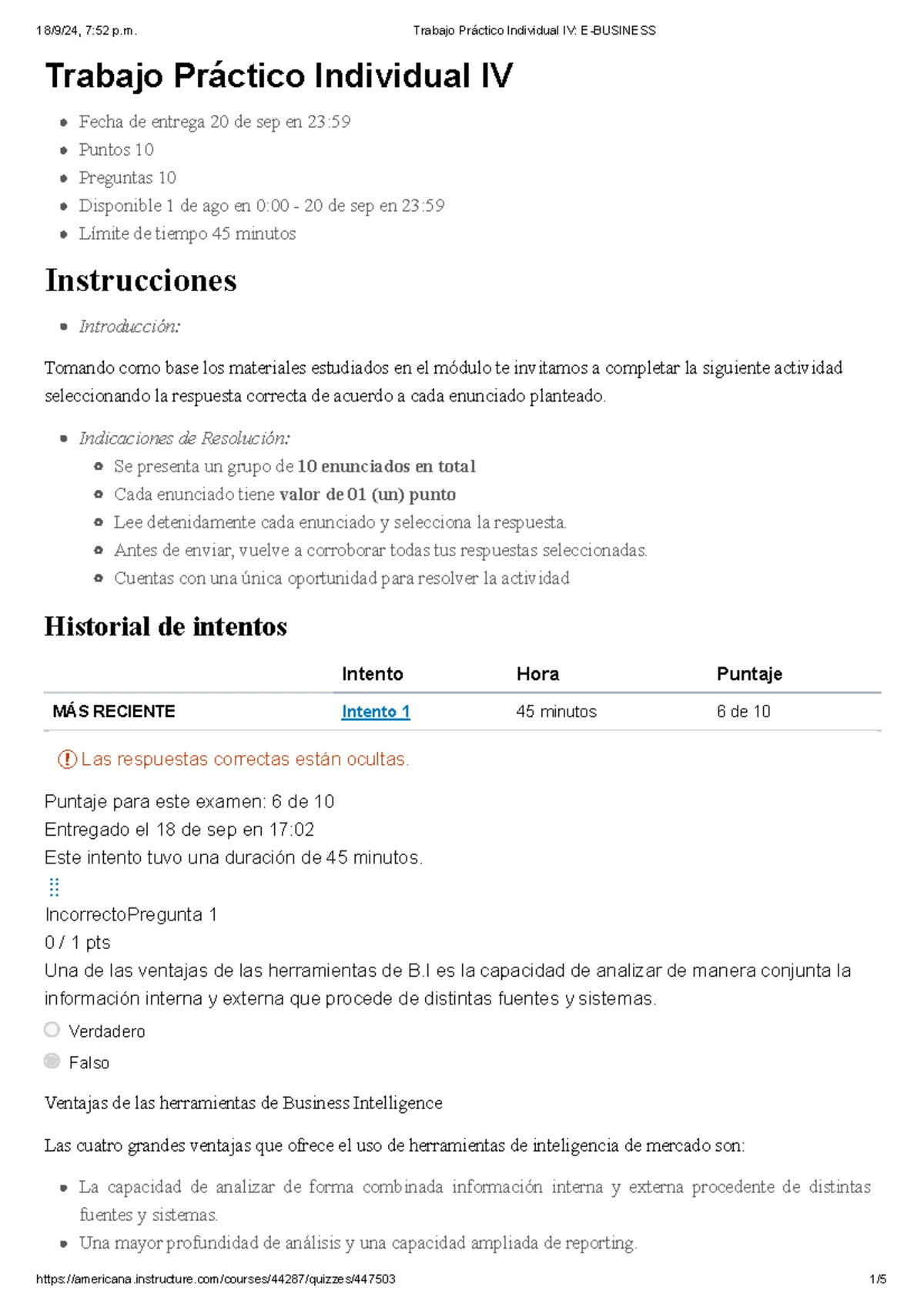 Examen Parcial 2 - Unidades 3 y 4: Gerencia de Ventas Evaluación - Studocu