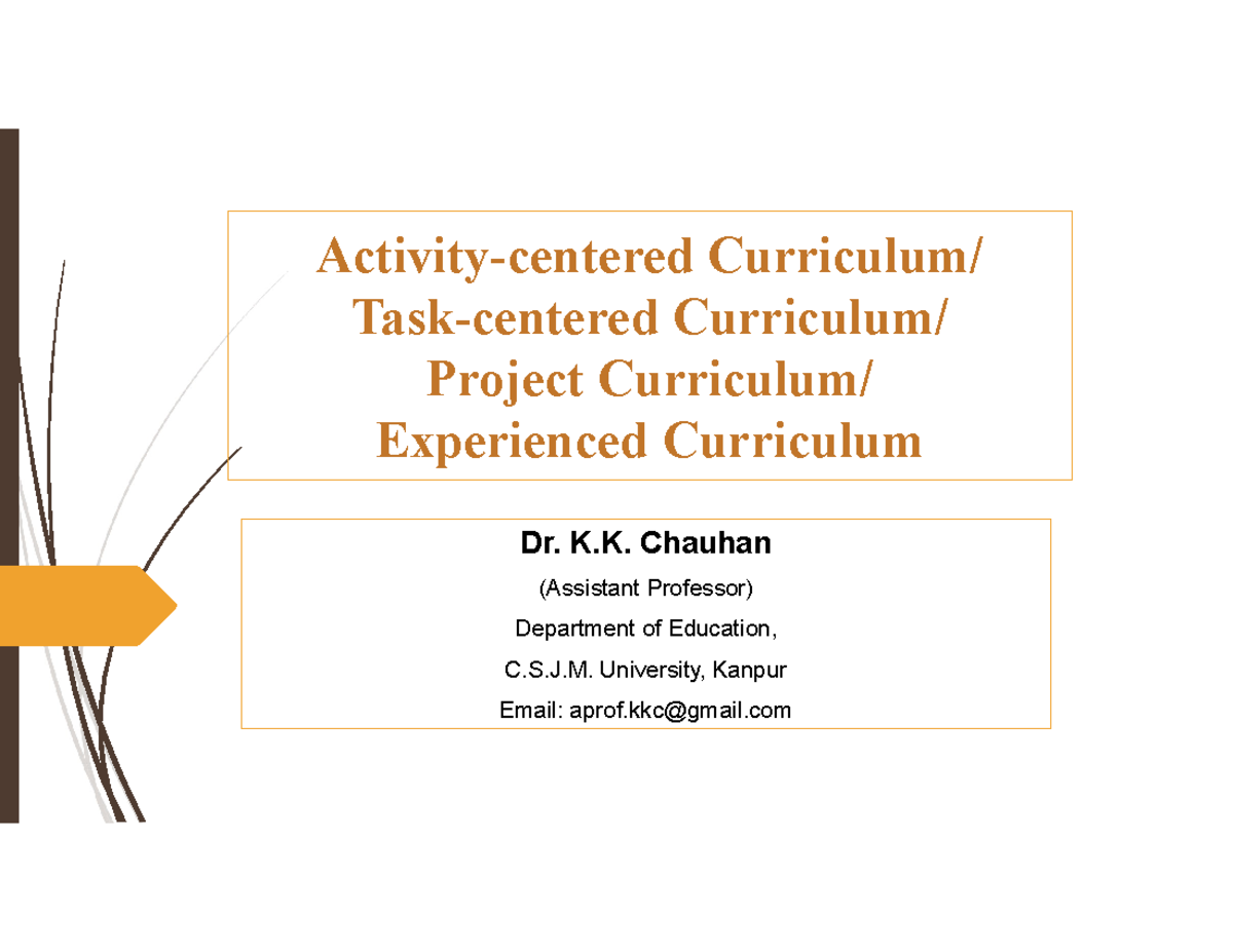 Inbound 6138982244189668360 - Activity-centered Curriculum/ Task ...