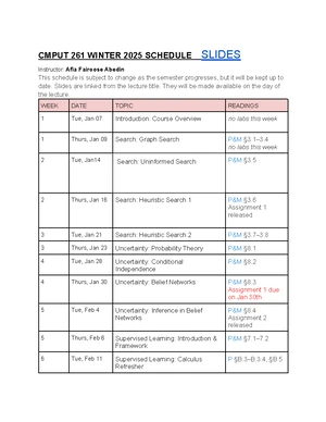 CMPUT 261 Practice Final Exam Notes for Winter 2022 - Studocu