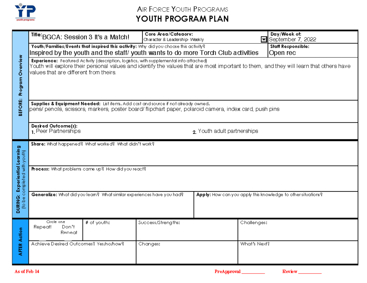 YC lesson plan 1.pdf copy 3 - A IR F ORCE Y OUTH P ROGRAMS YOUTH ...