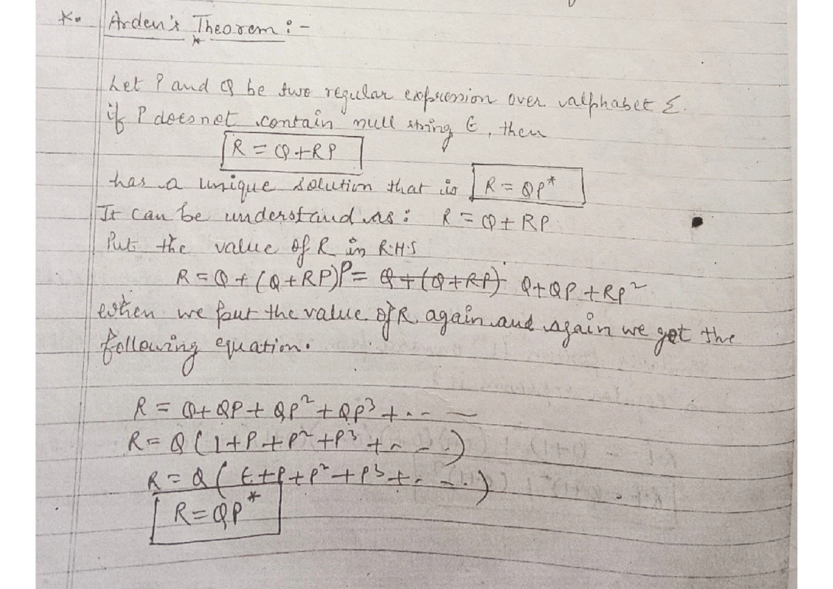 Unit 2: The Pumping Lemma and Its Applications in Finite Automata - Studocu