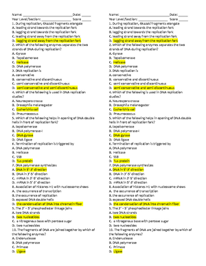 BIOL 101: Internal Bacterial Structures - Practice Quiz 2 - Studocu