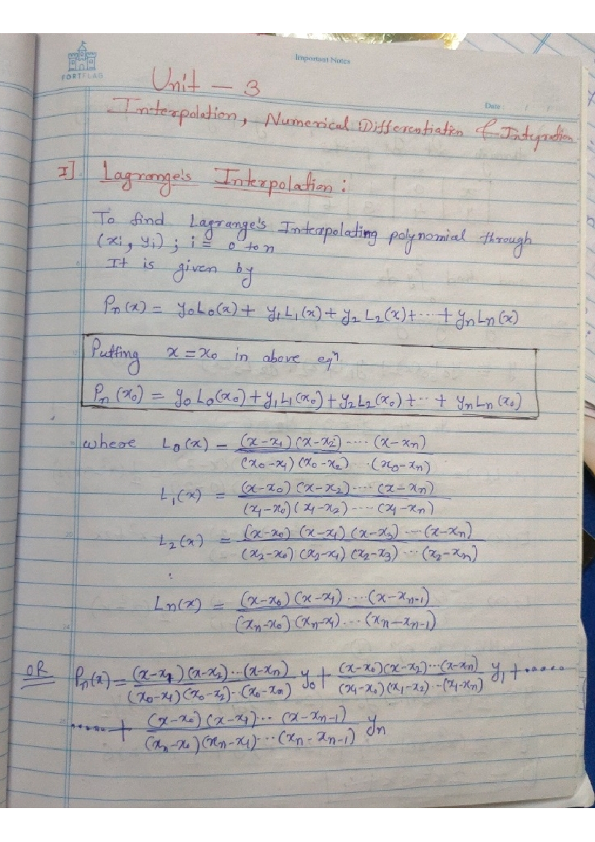 M3 Unit3 notes - Engineering Mathematics -III - Studocu