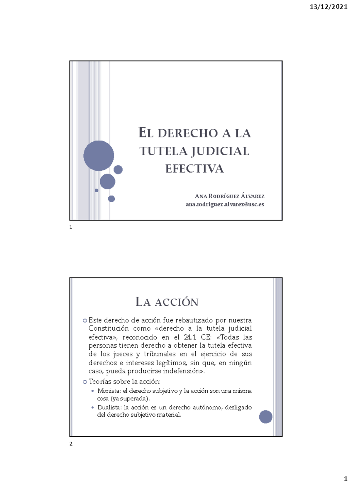 Derecho a la Tutela Judicial Efectiva - Análisis y Conceptos Clave ...