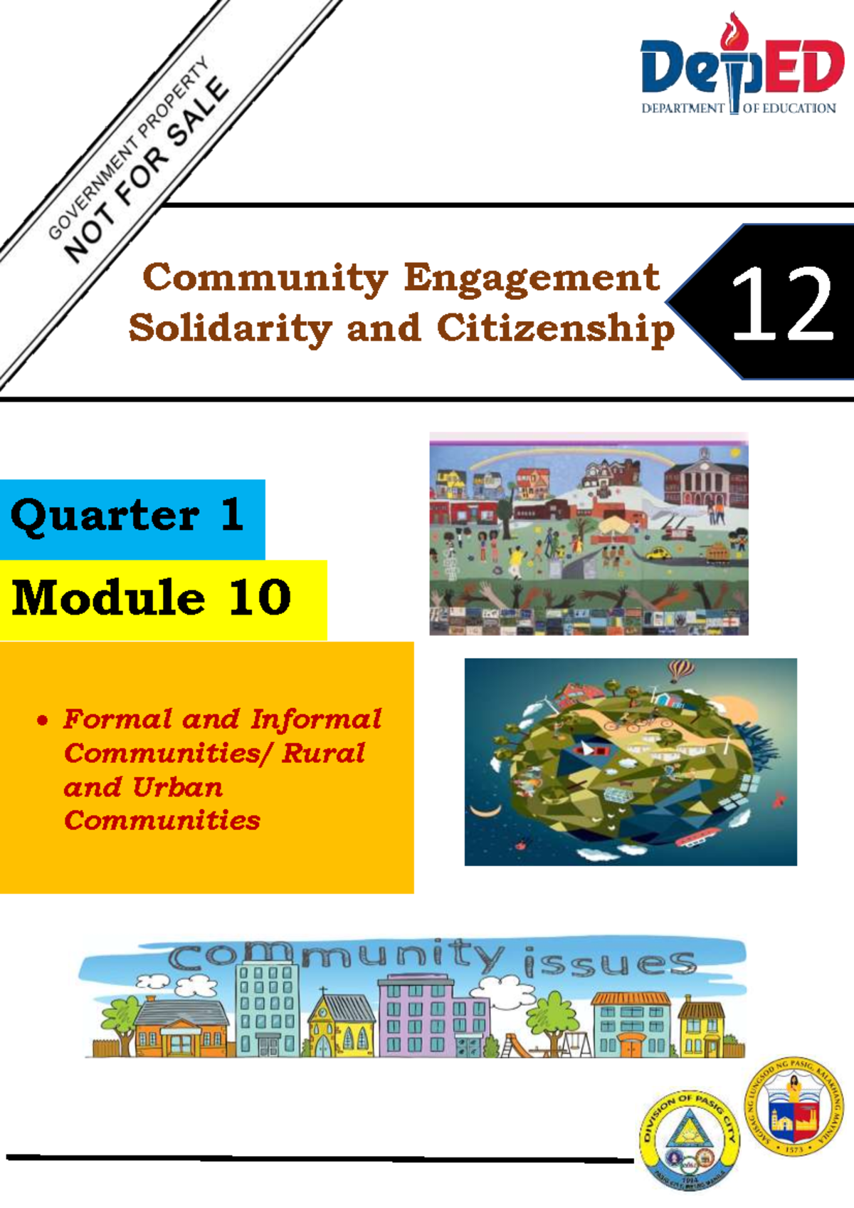 CESC 12 - Q1 - M10 - Lecture Notes on Communities and Citizenship - Studocu