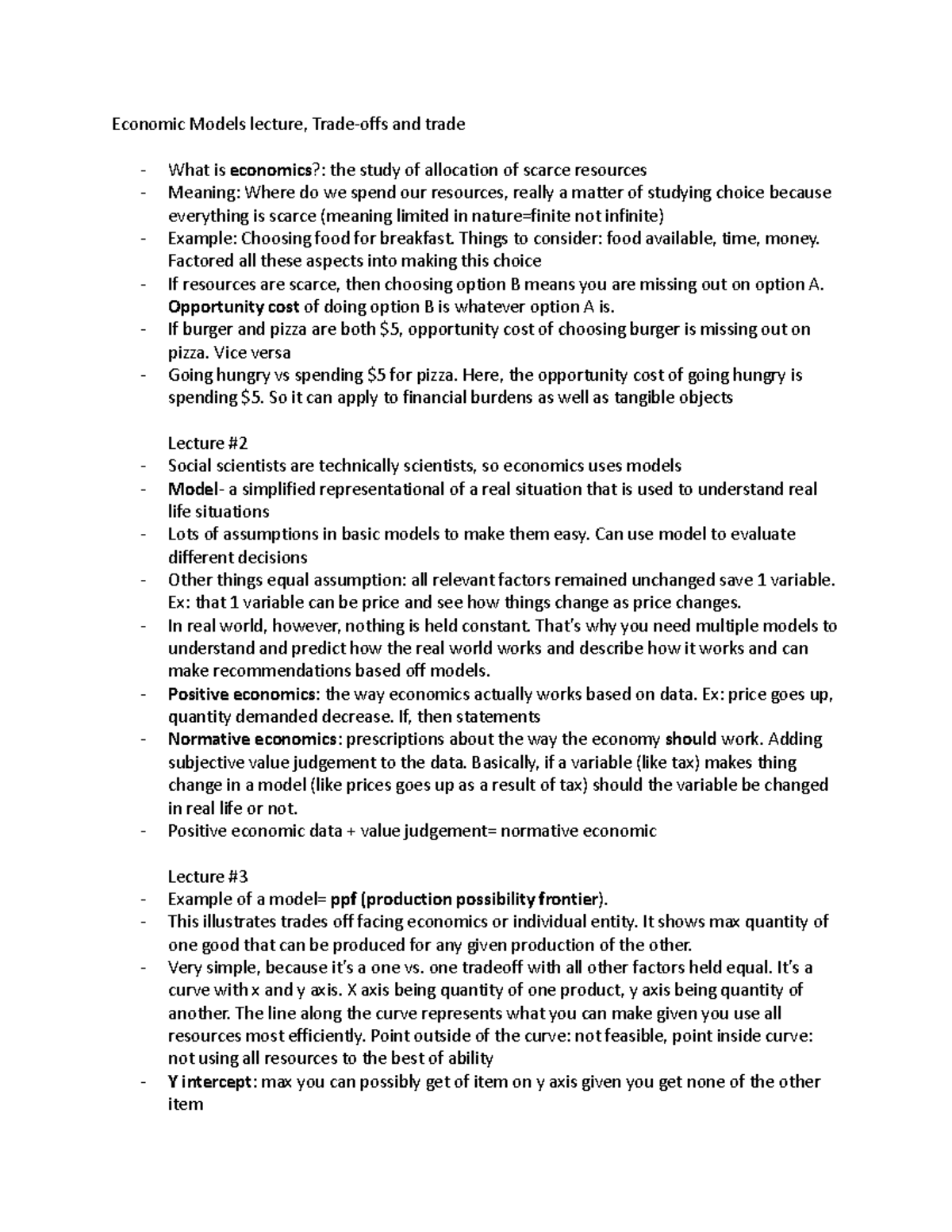Economic Models Notes - Mr. Dudley's Econ Class Winter 2020-2021 ...