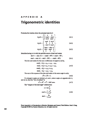 Review Of Matrix Algebra&Trigonometry - APPENDIX A Review of Matrix ...