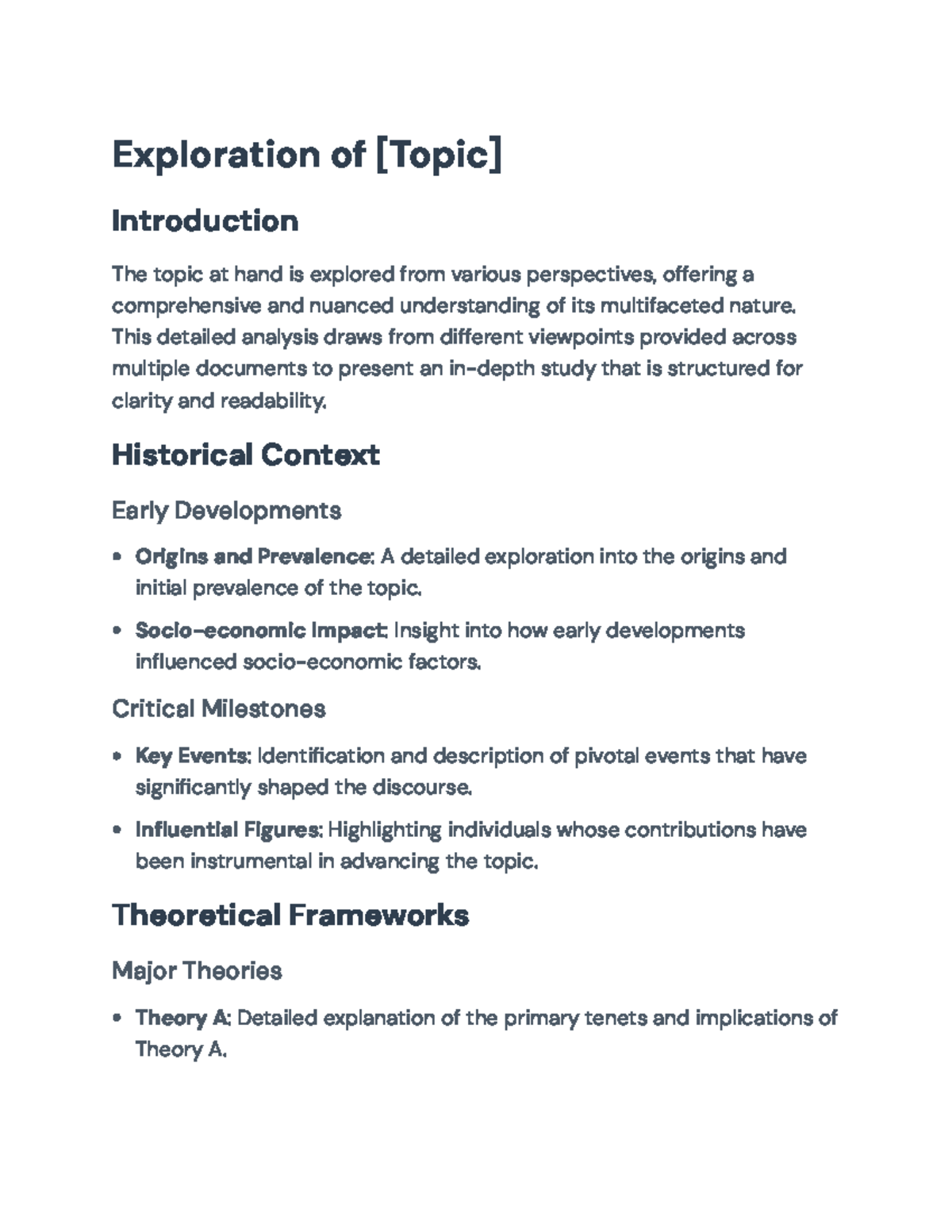 Comprehensive Analysis of [Topic]: Diverse Perspectives & Future ...