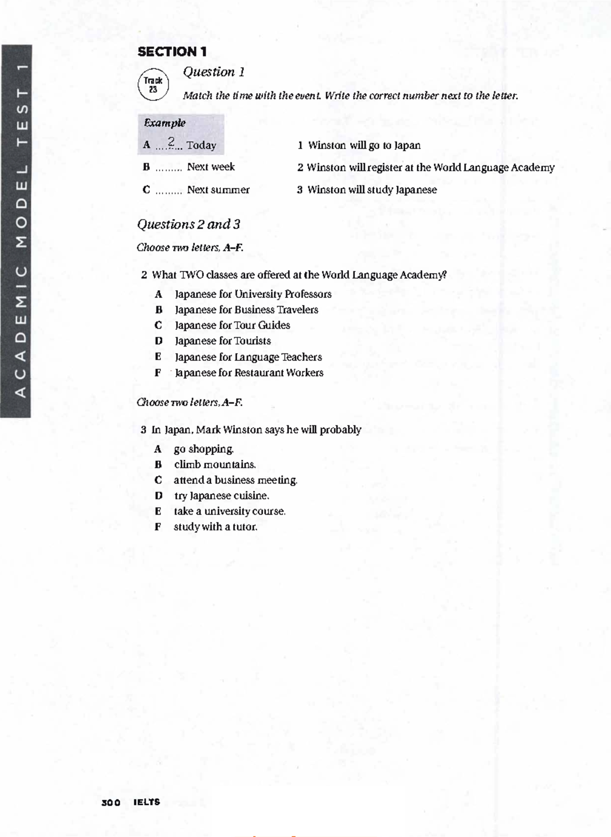 IELTS Practice Test - Section 1 & 3 Questions and Writing Tasks - Studocu