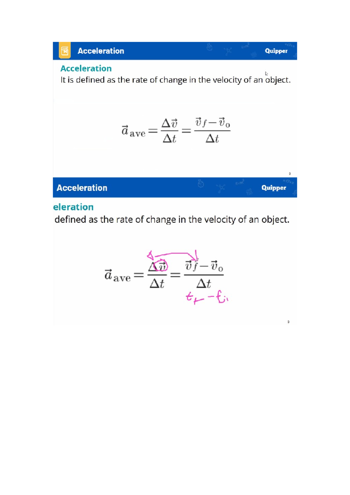 PHYS101: Acceleration and Constant Acceleration Equations Overview ...