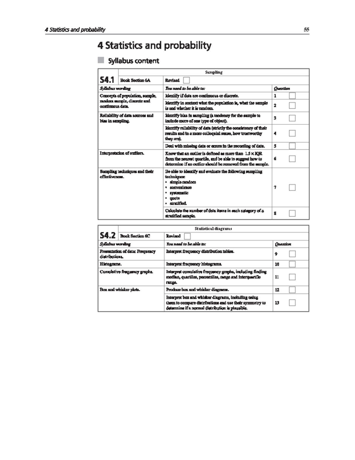Hodder AAHL Practice Questions 4. Statistics and Probability - Sampling ...